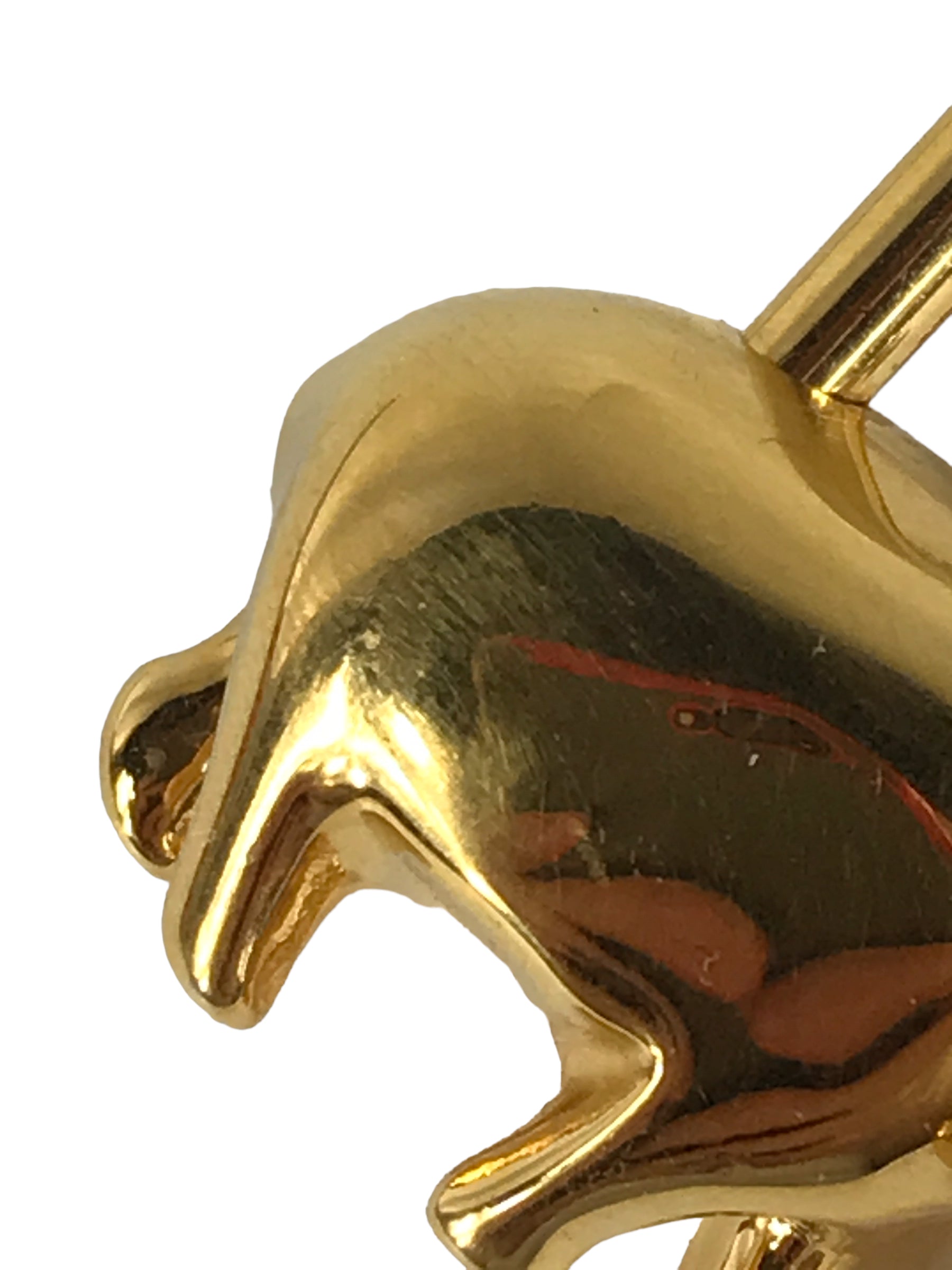 Hippopotamus 2005 Bag Charm in GHW