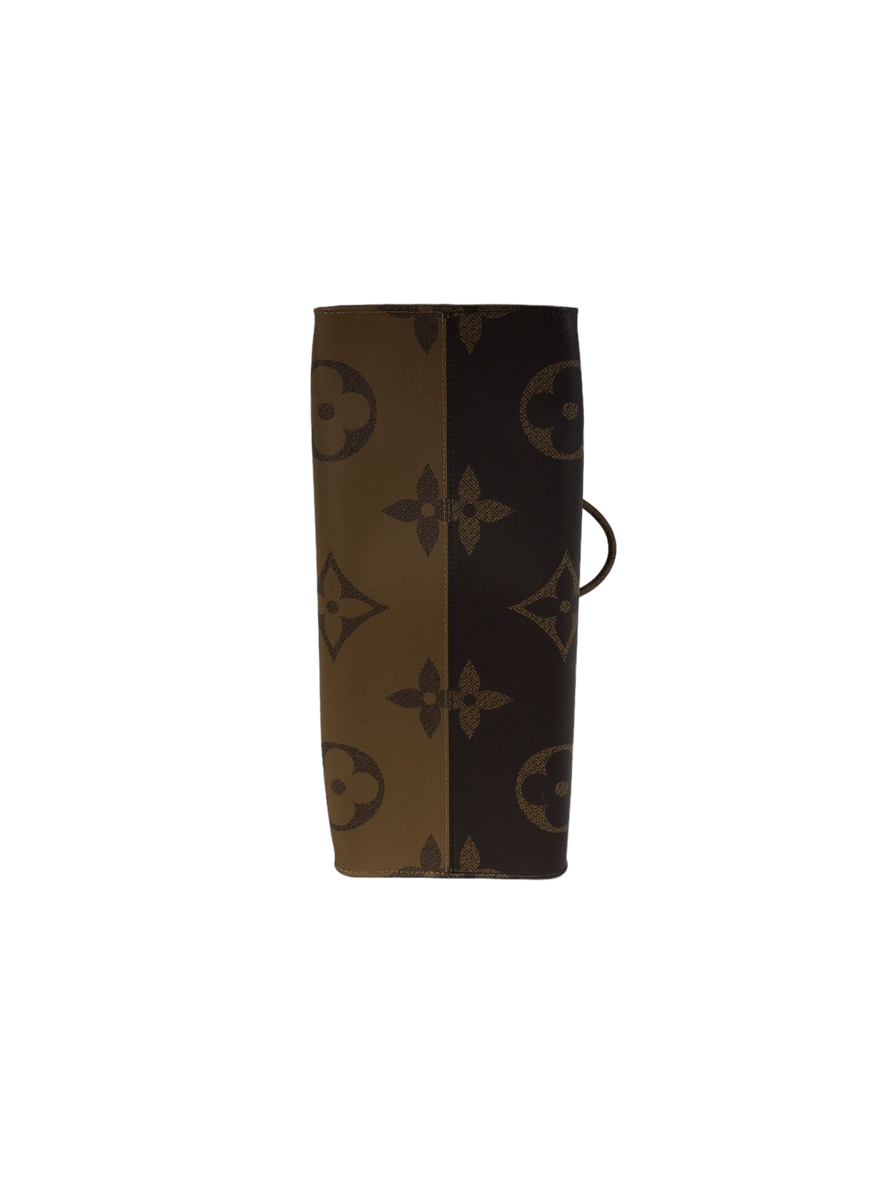 Brown Monogram Reverse Canvas OnTheGo GM Tote Bag W/GHW