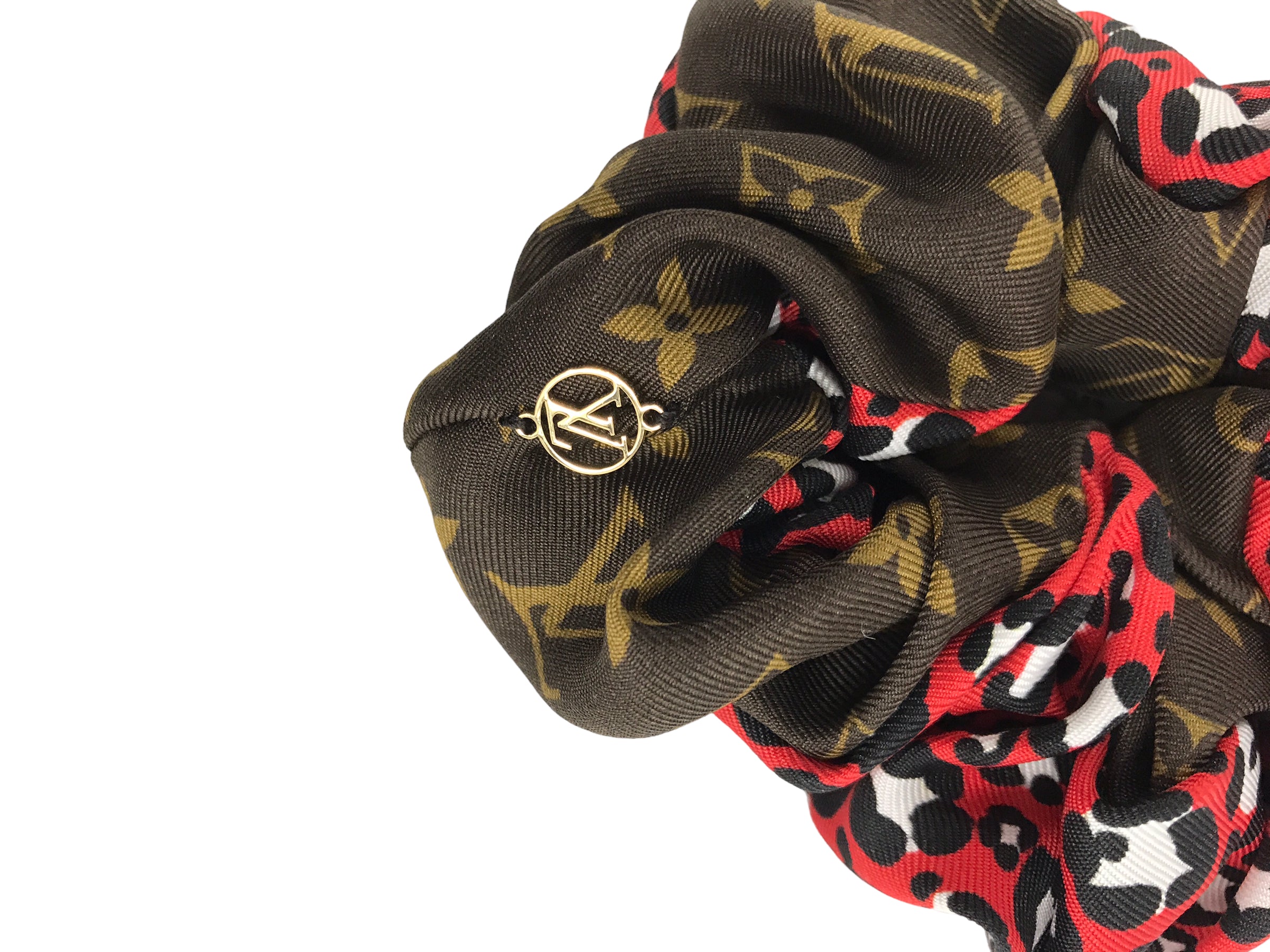 Monogram Silk “Be Mindful Chouchou” Scrunchie