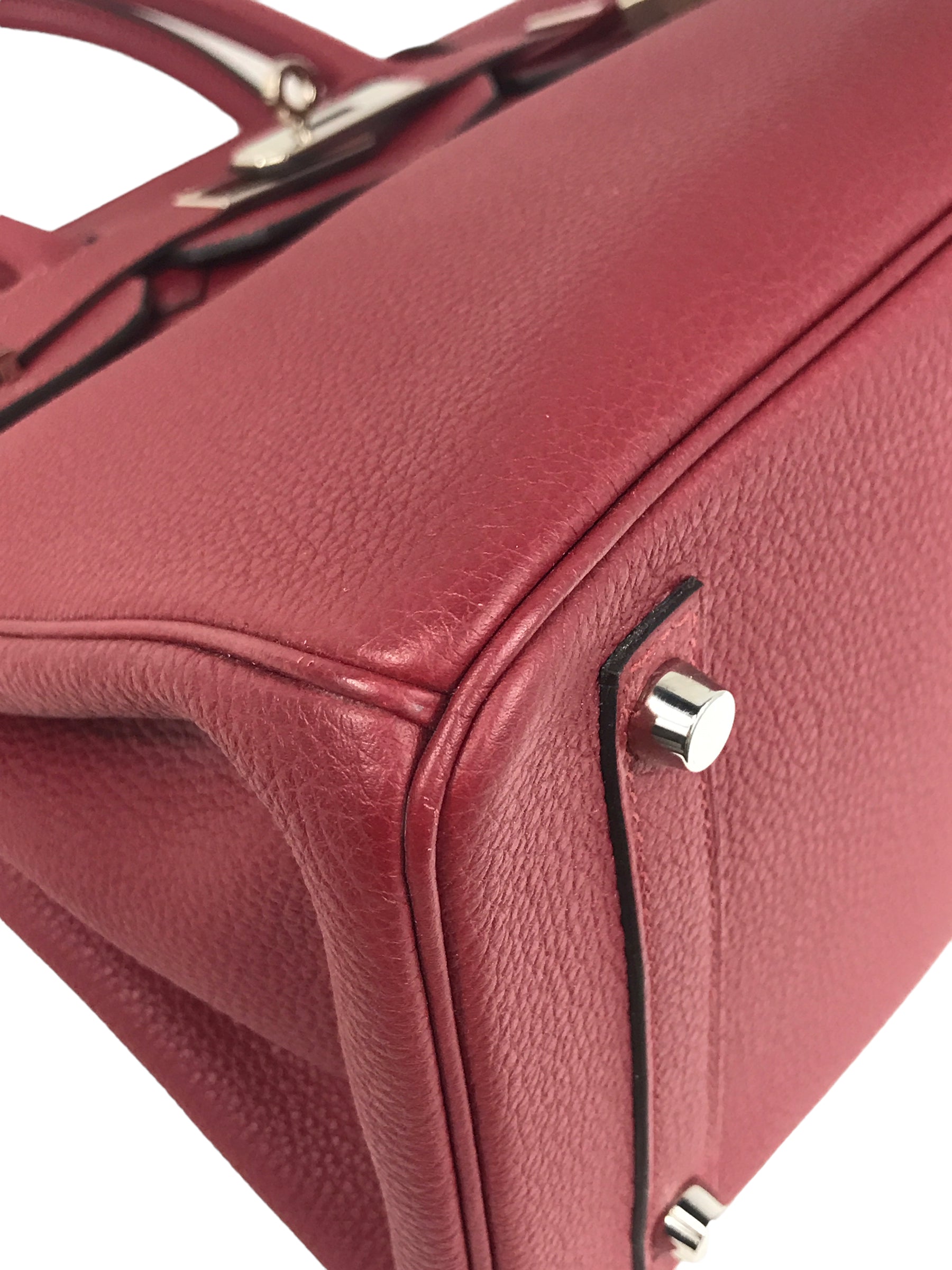 Burgundy Wine Togo Birkin 30 w/PHW