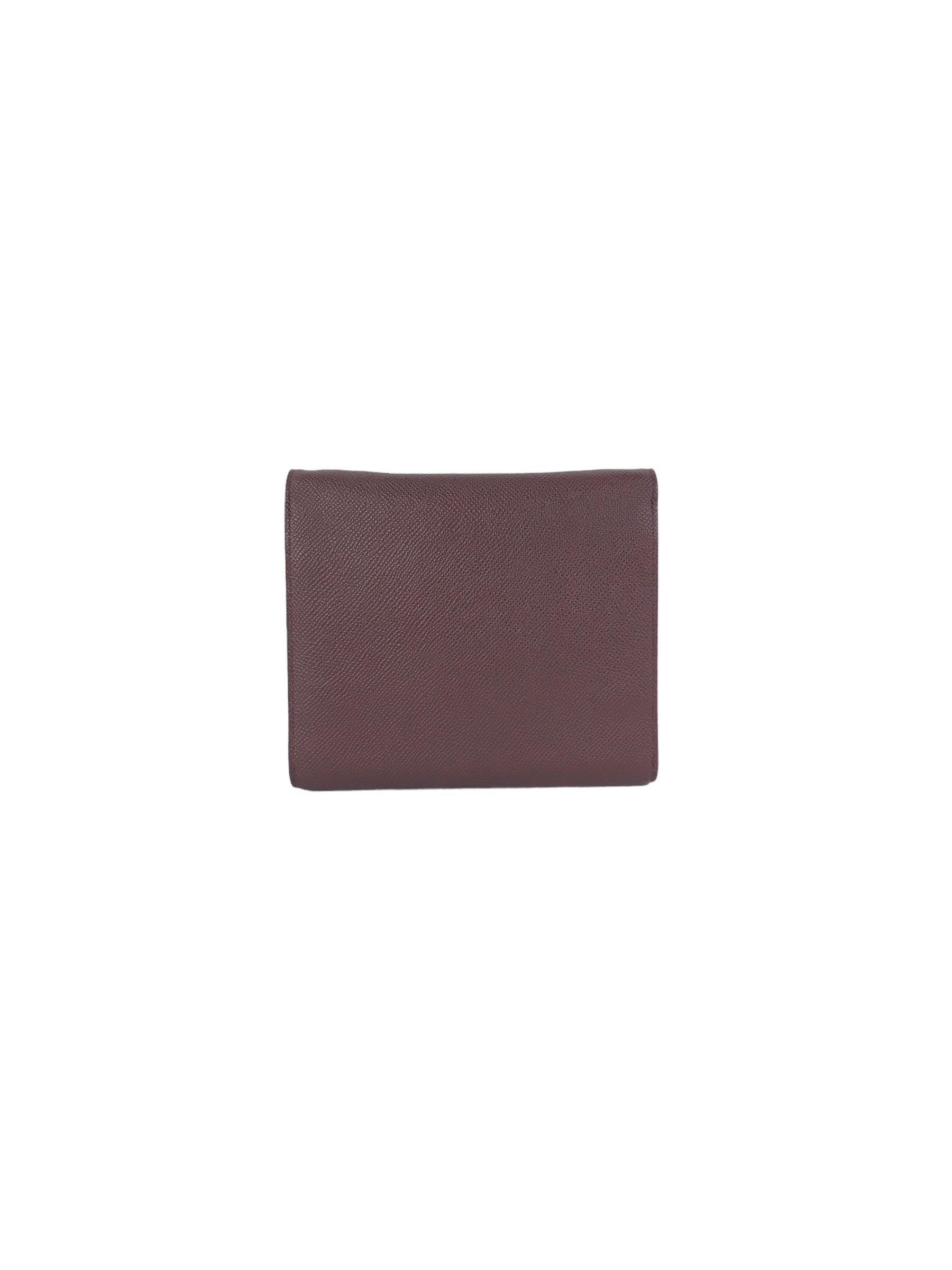 Burgundy Epsom Clic 16 Handbag W/PHW