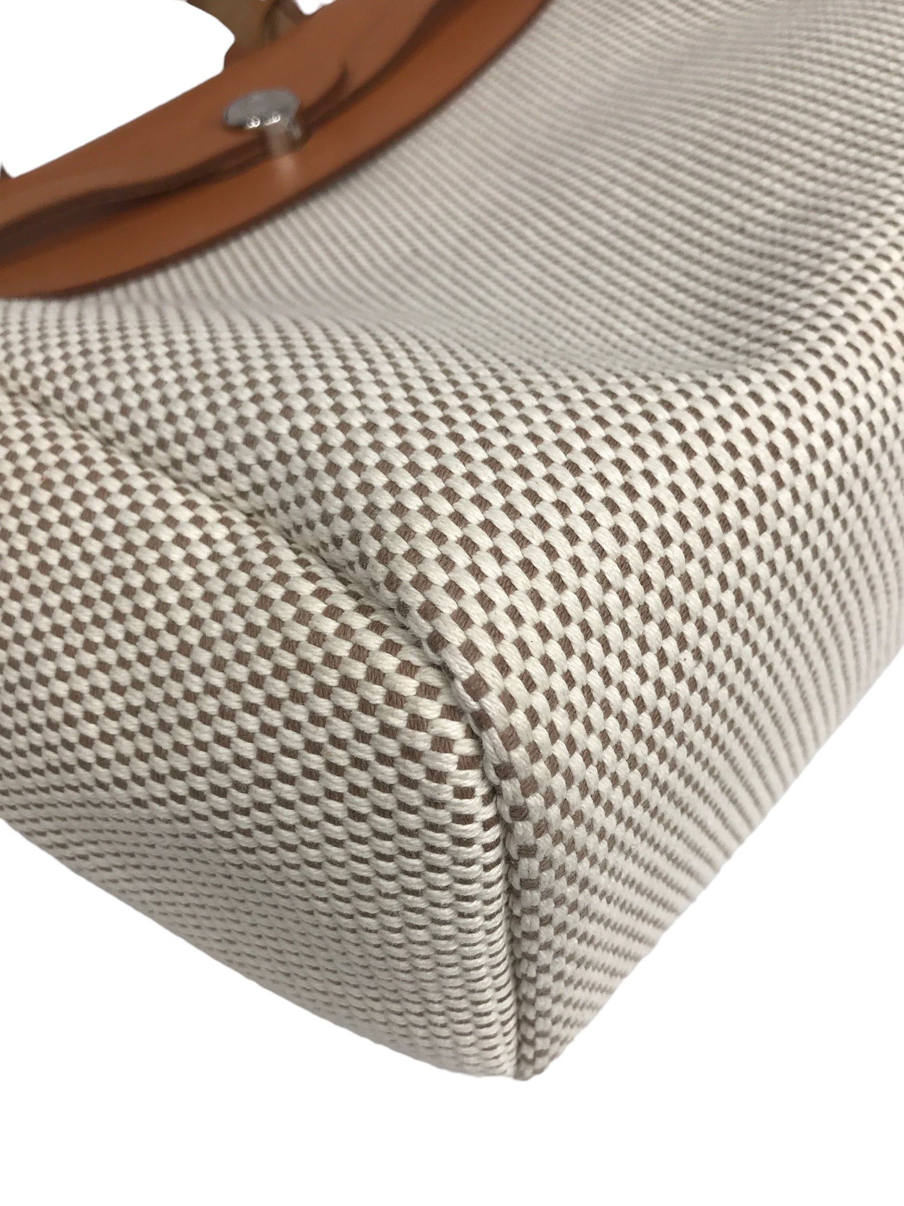 Craie Toile H Canvas Herbag A Dos Zip Backpack GM w/PHW