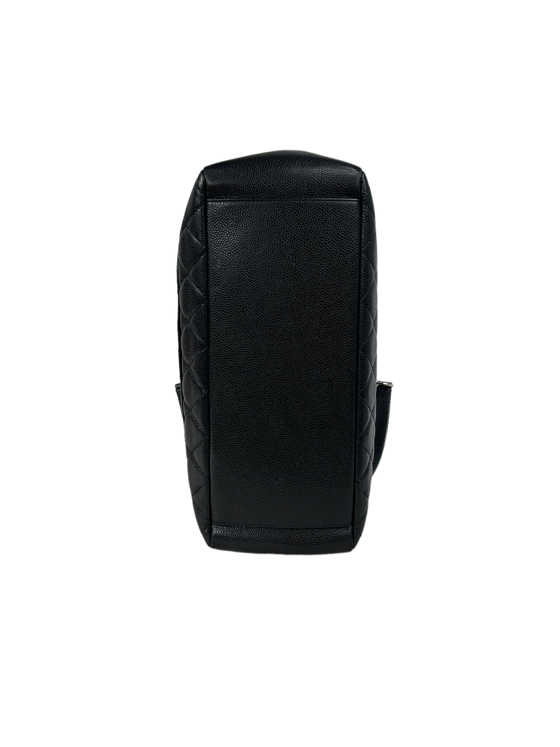 Black Caviar Quilted GST Tote w/SHW