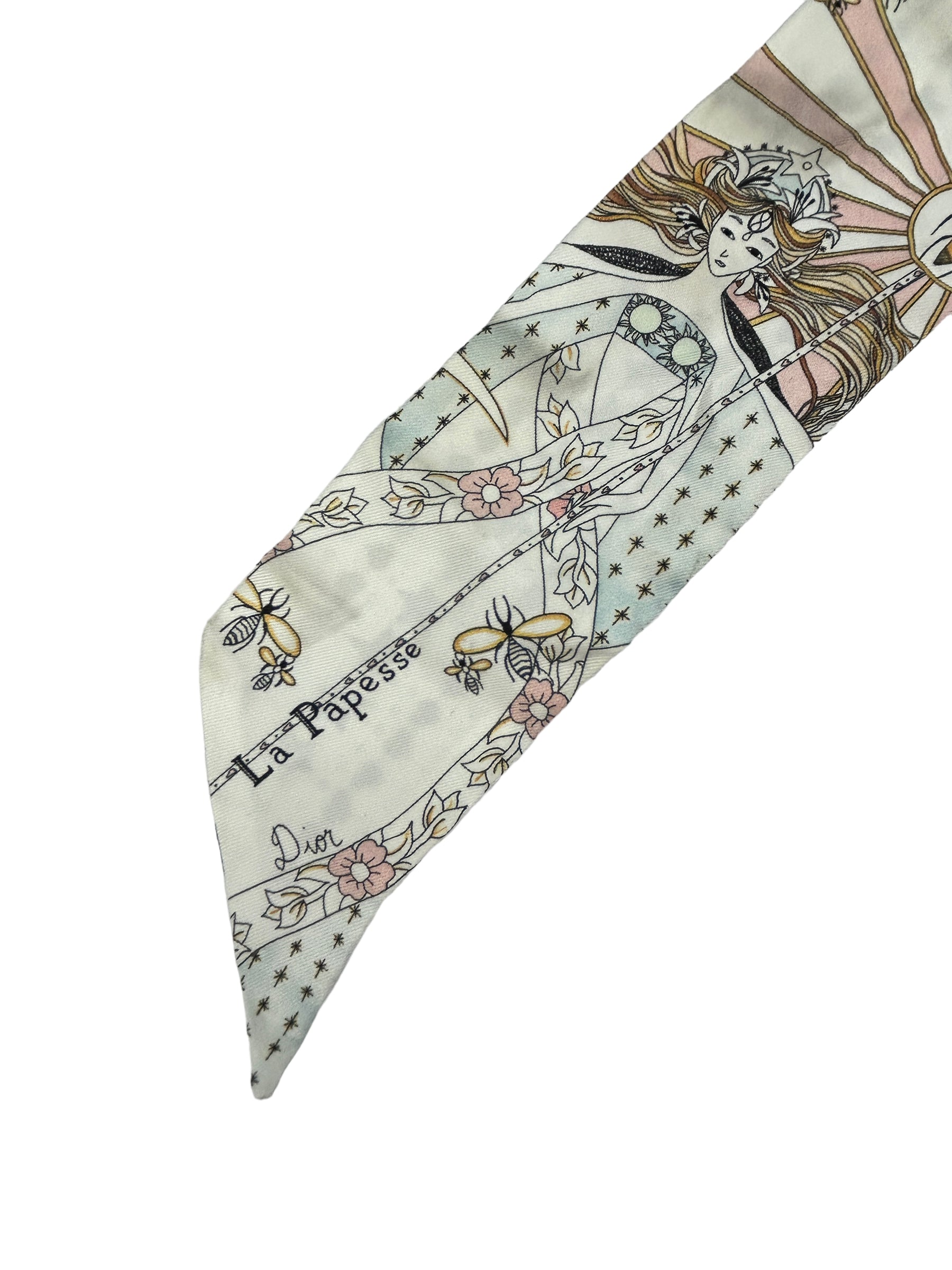 "La Papese" 100% Silk Twilly