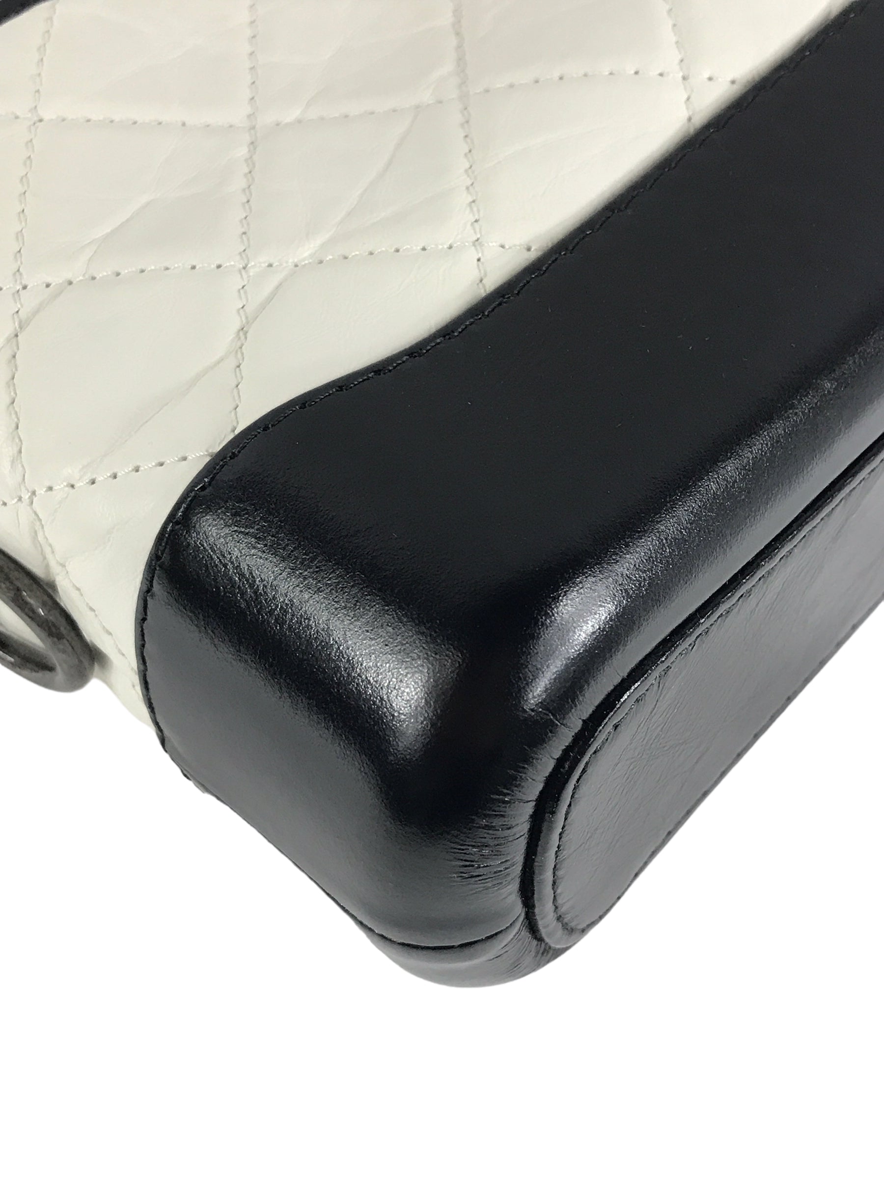 White Quilted Crinkled Calfskin Leather Small Gabrielle Hobo w/ GHW/RHW/SHW/AGHW