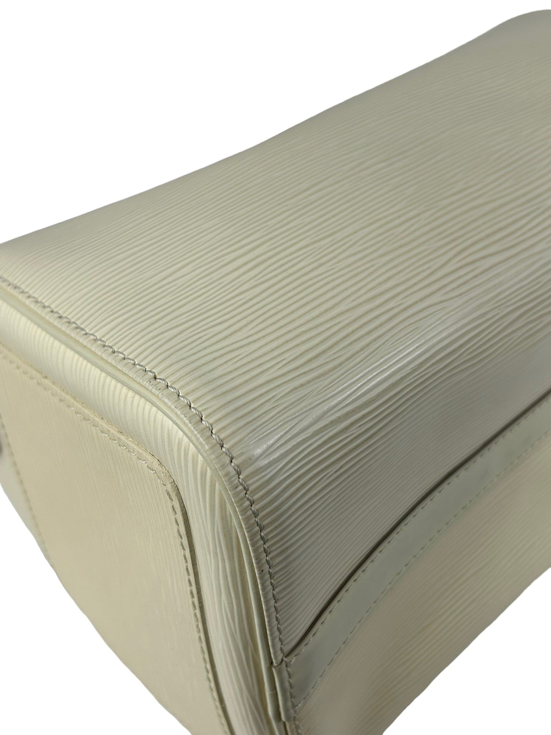 Cream Epi Leather Speedy 30 w/PHW