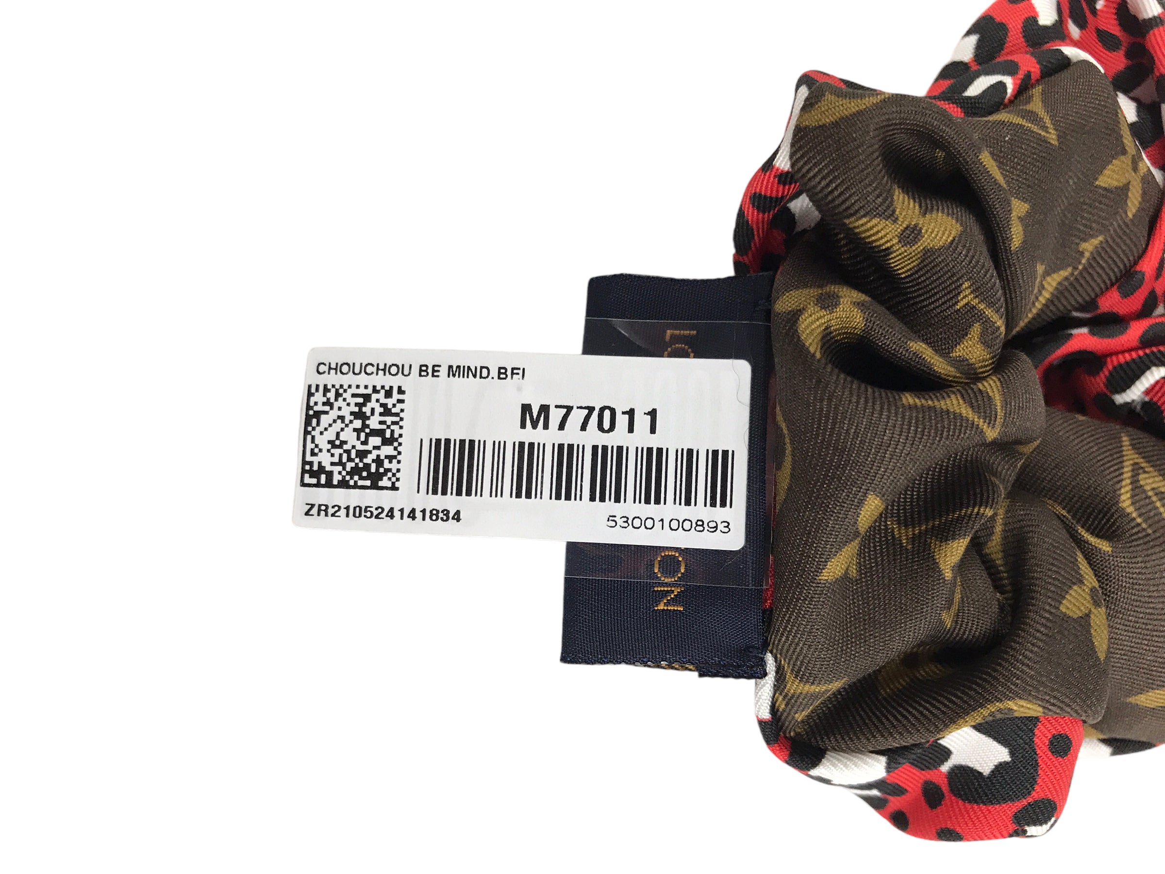 Monogram Silk “Be Mindful Chouchou” Scrunchie