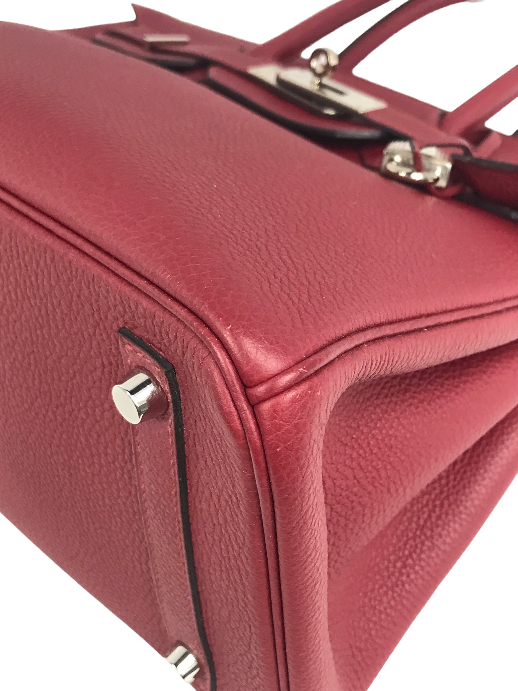 Burgundy Wine Togo Birkin 30 w/PHW