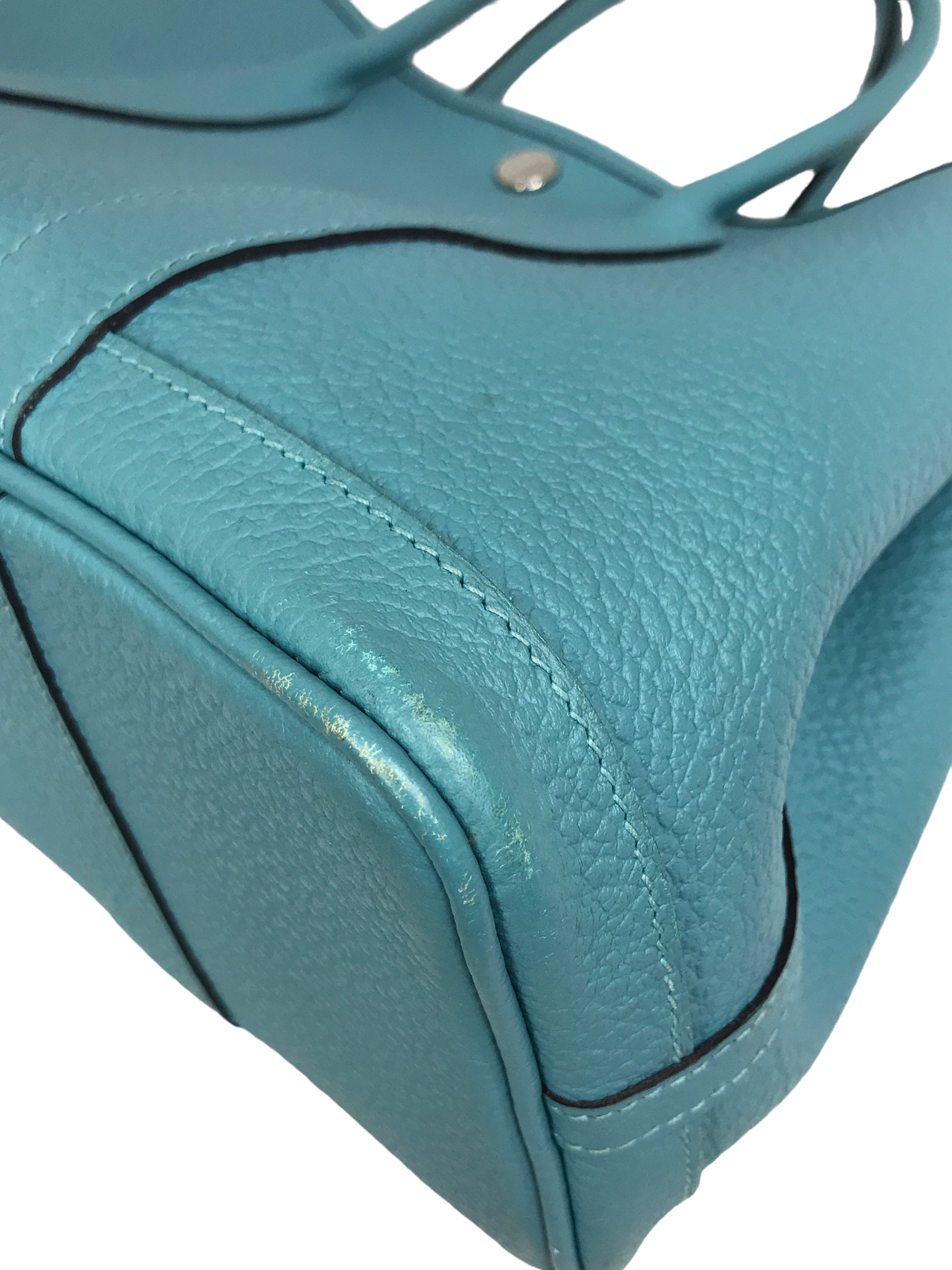 Blue Du Nord Negonda Leather Garden Party Tote 30 w/PHW
