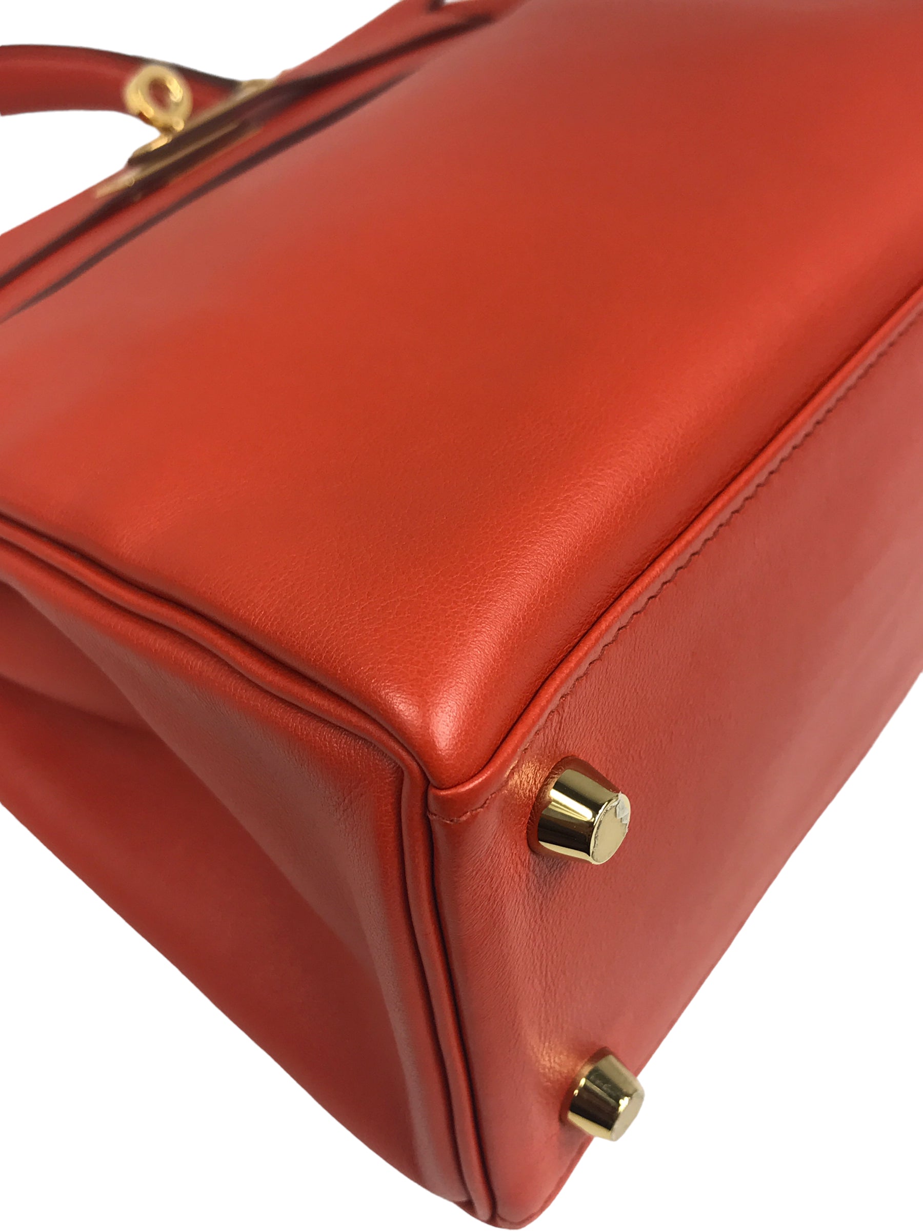 Terre Battue Retourne Swift Leather Kelly 25 w/GHW