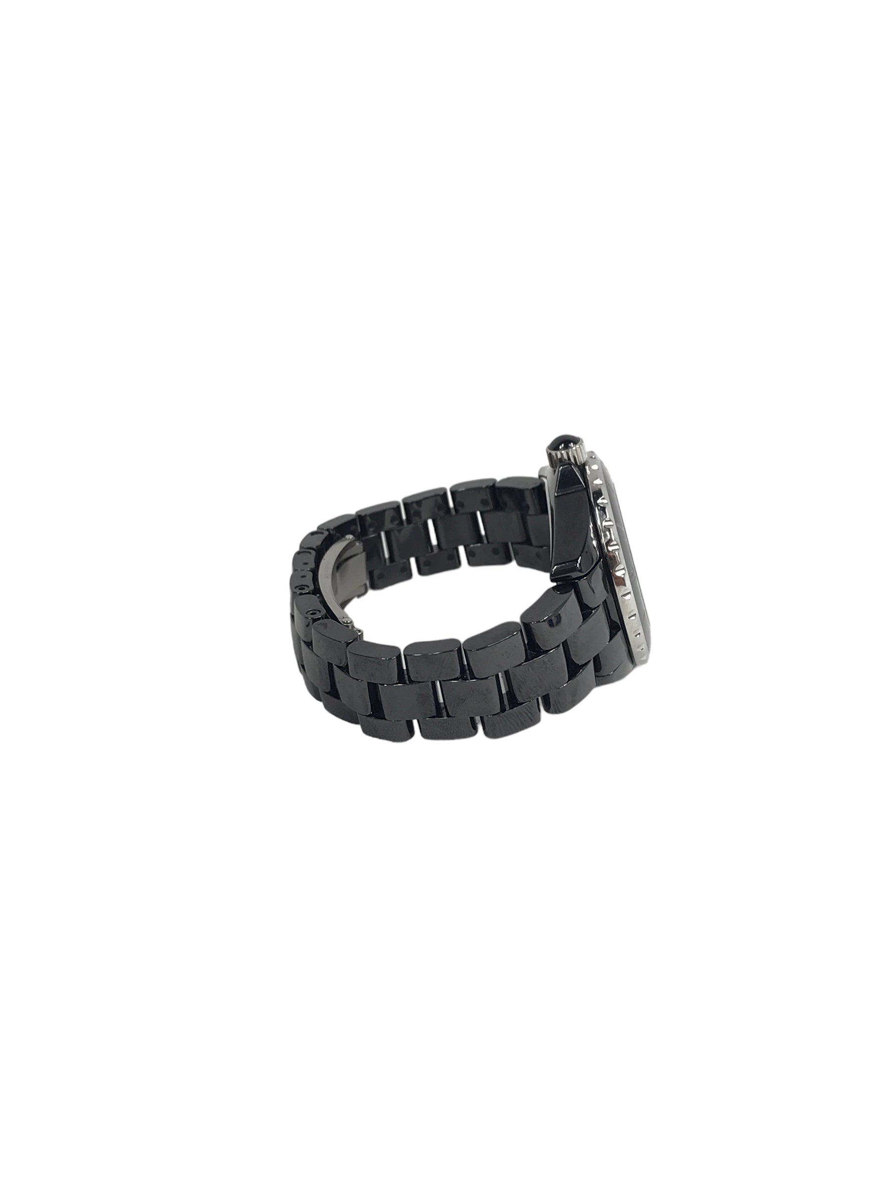 J12 Black Ceramic 33mm w/accent Diamond Watch