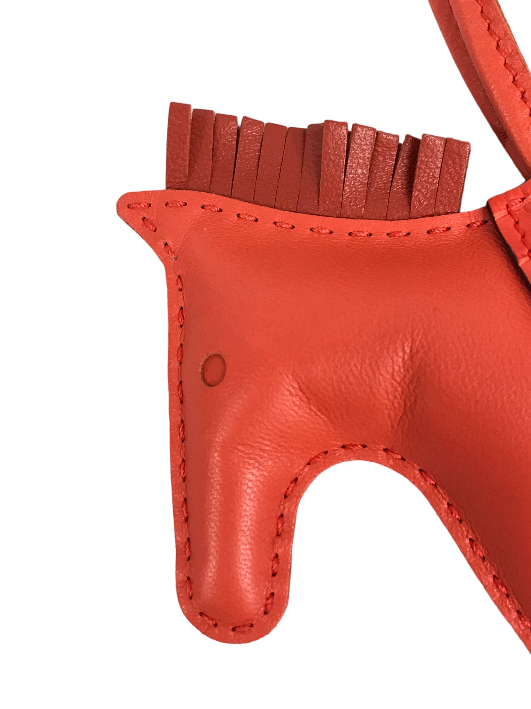 Poppy Lambskin/Alligator Mississippiensis Rodeo MM Charm