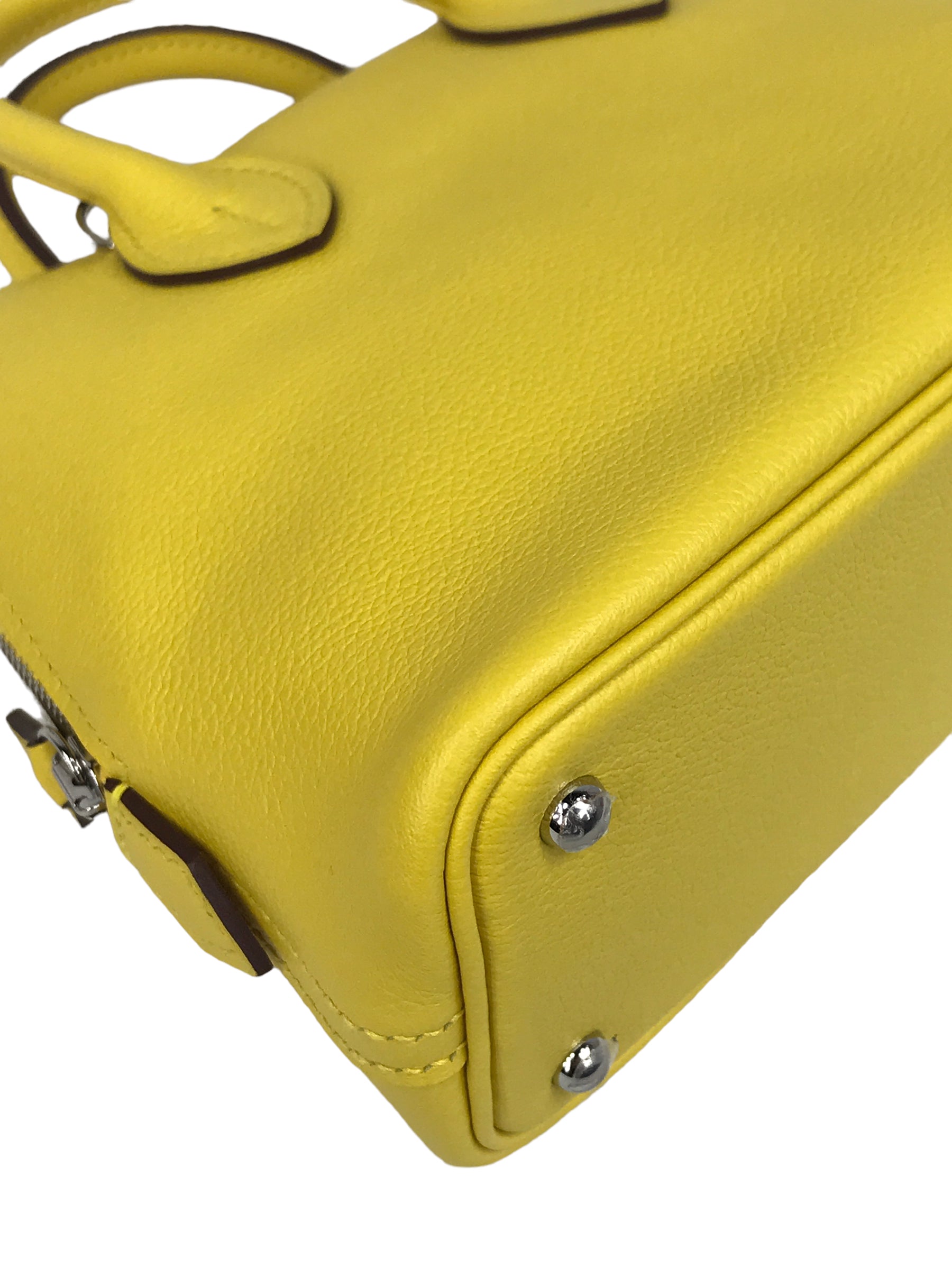 Evercolor Jaune de Naples 1923 Mini Bolide Bag w/PHW