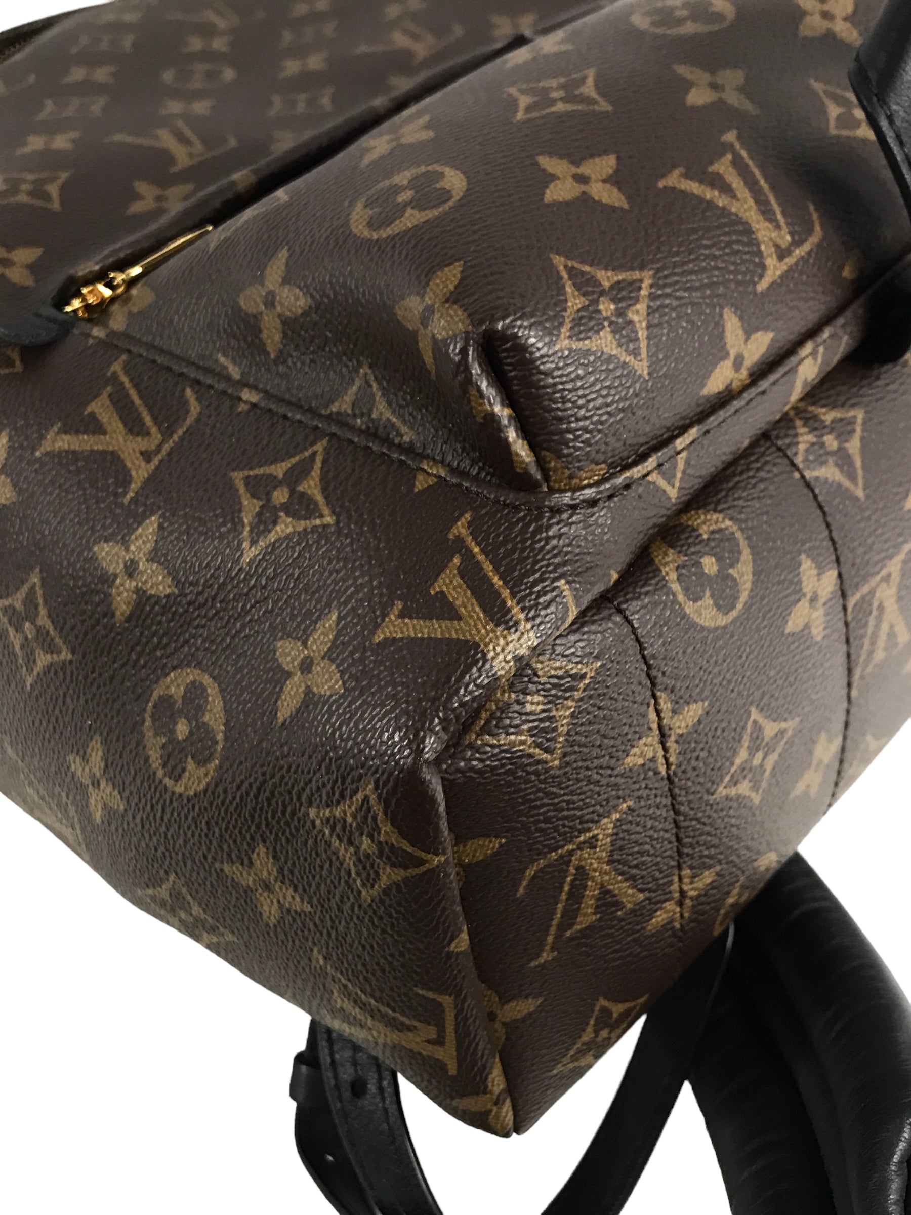 Monogram Coated Canvas Palm Springs MM Backpack w/GHW