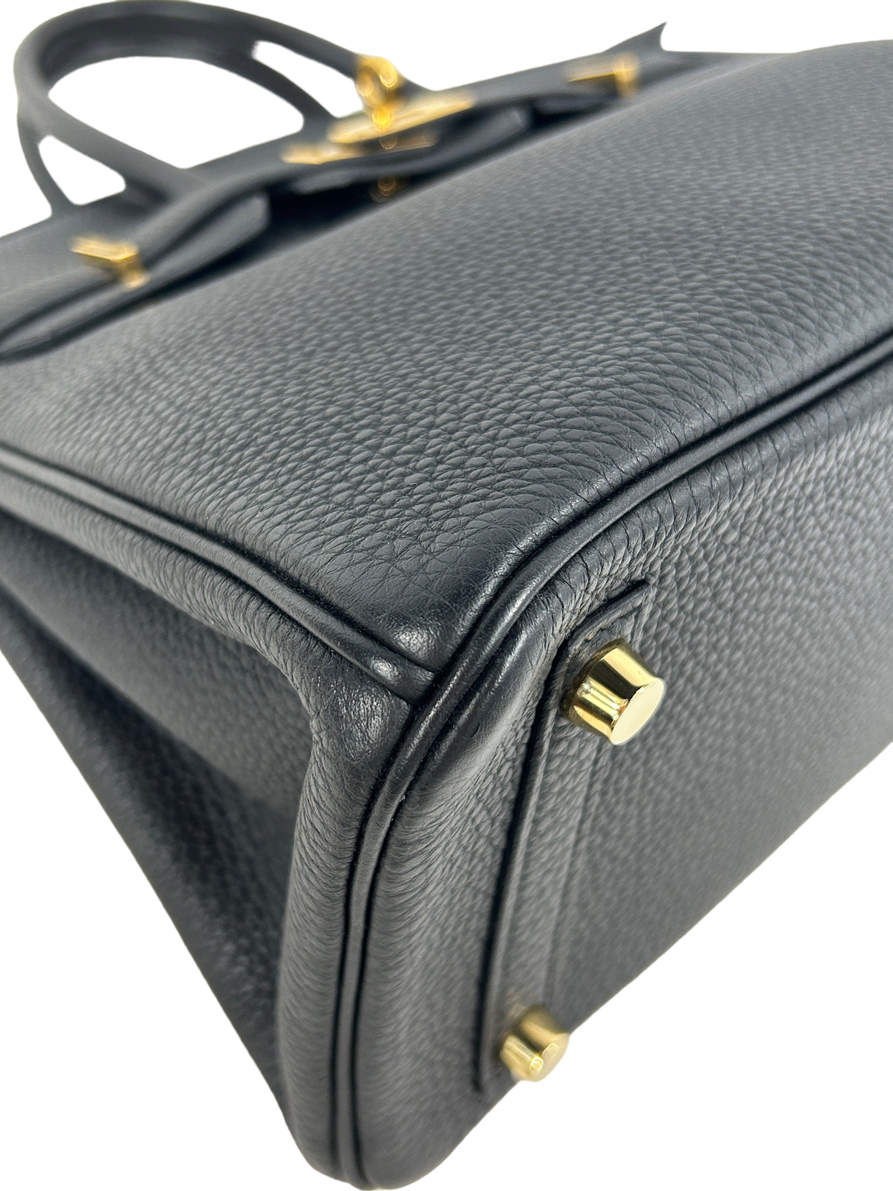 Black Togo Birkin 25 W/GHW