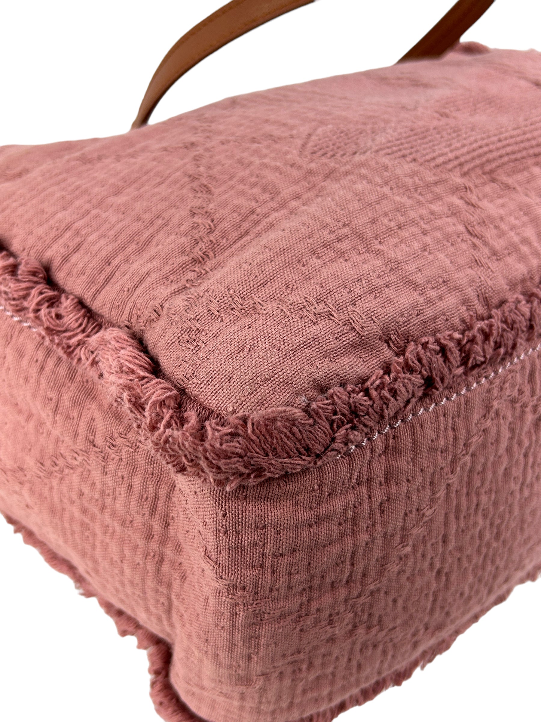Pink Large Double Face Shopping Tote w/SHW