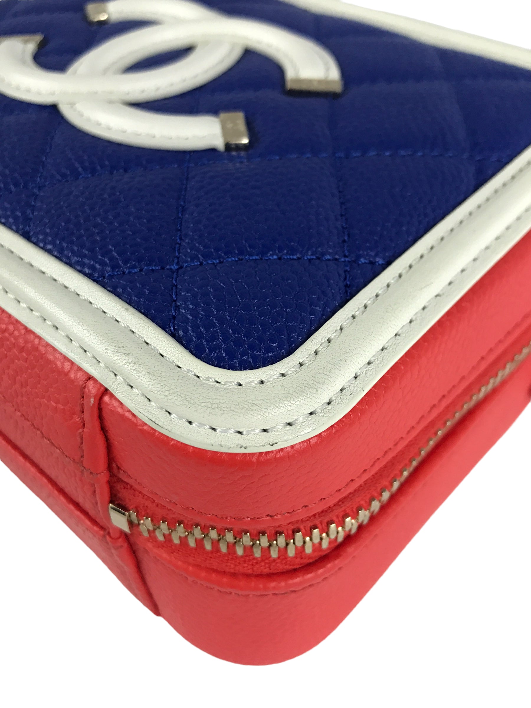 CC Filigree Small Caviar Multi Colour Vanity Case w/LGHW