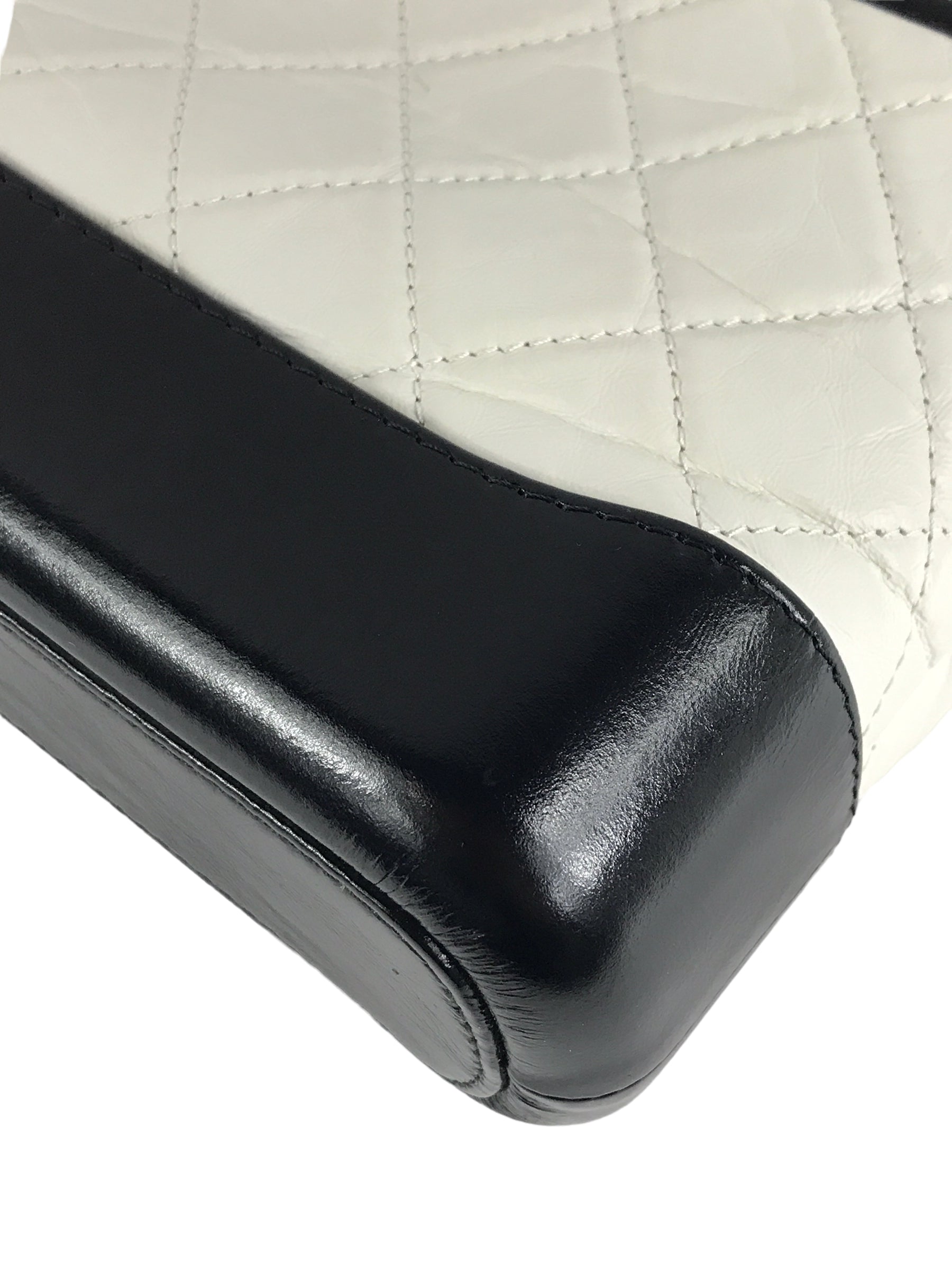 White Quilted Crinkled Calfskin Leather Small Gabrielle Hobo w/ GHW/RHW/SHW/AGHW