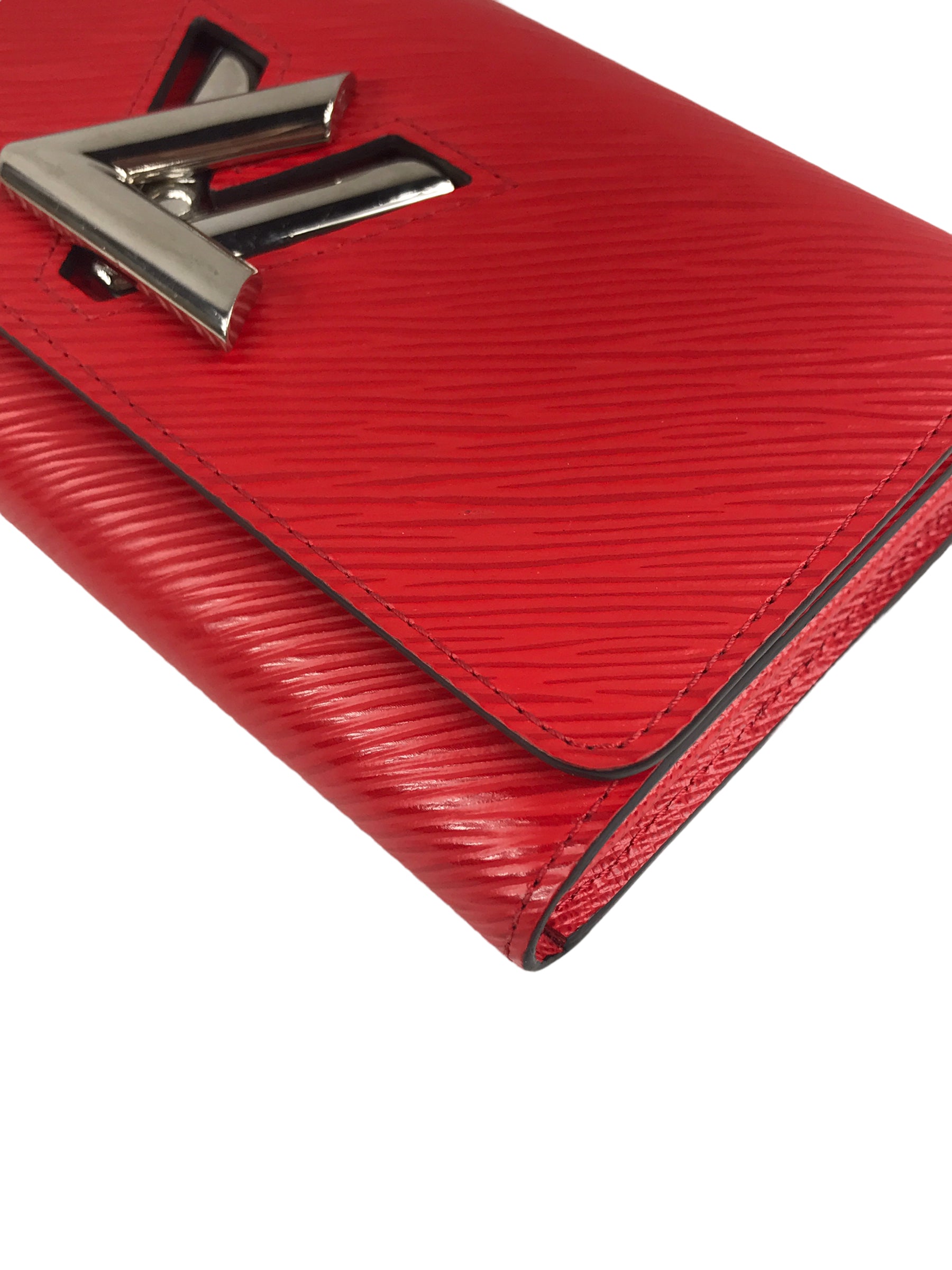 Poppy Epi Leather Twist Wallet W/SHW