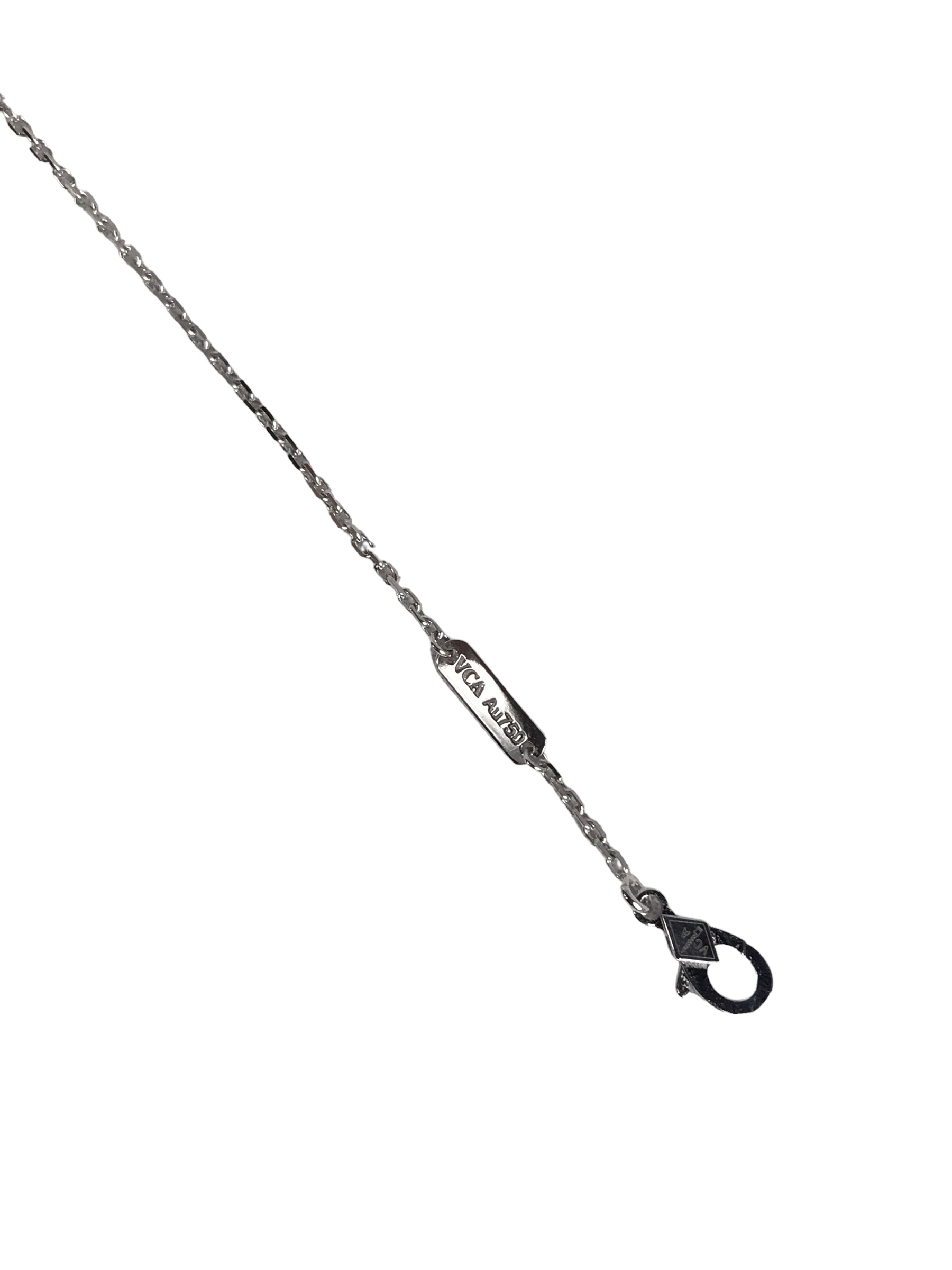 Blue Holiday Limited Edition Alhambra and Diamond Pendant W/WGHW