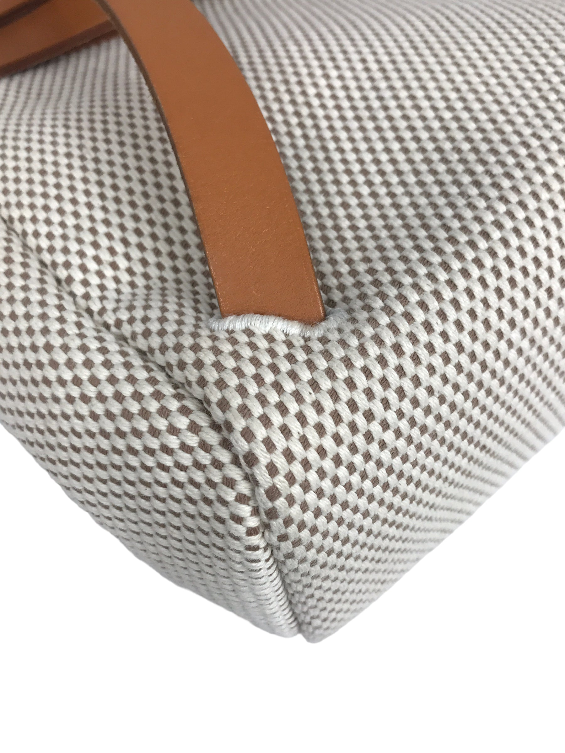 Craie Toile H Canvas Herbag A Dos Zip Backpack GM w/PHW