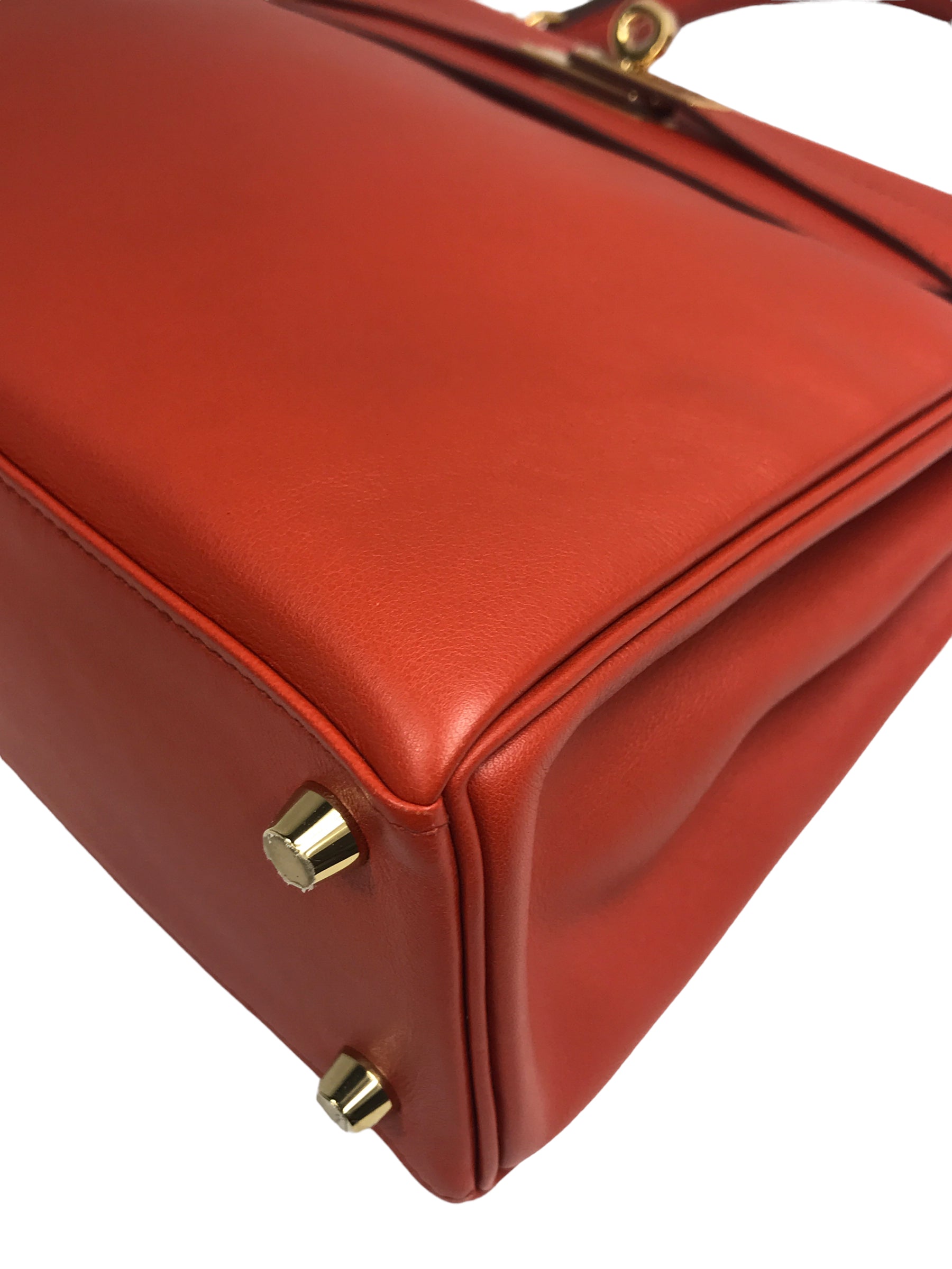 Terre Battue Retourne Swift Leather Kelly 25 w/GHW