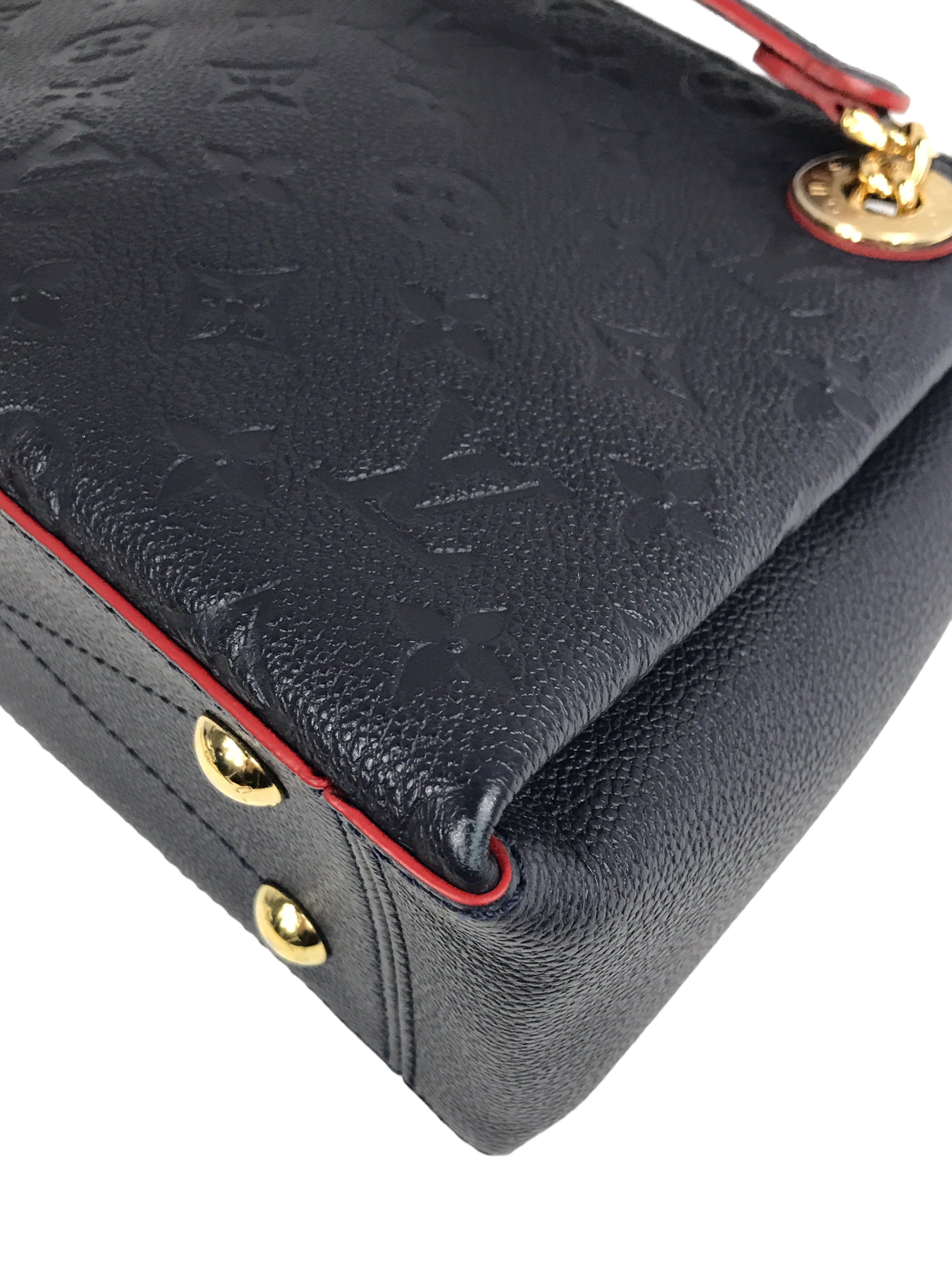Navy/ Red Empreinte Surene BB Bag w/GHW