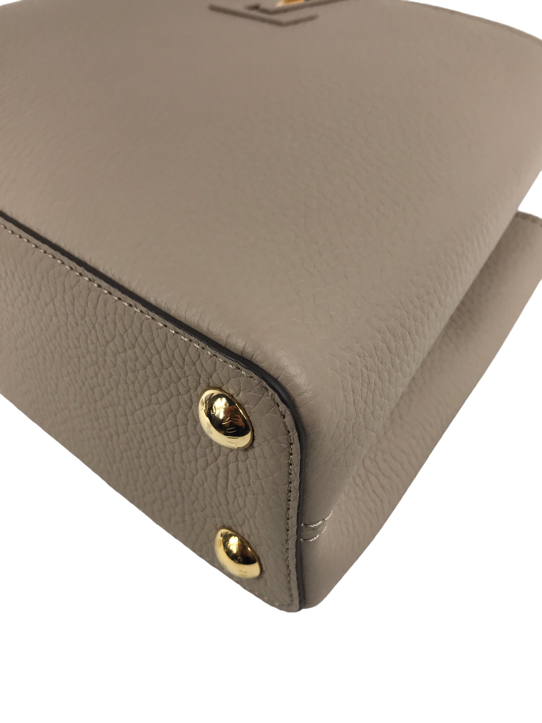 Nude Taurillon Leather Capucines BB Bag w/Python Handle and GHW- ON LAYAWAY