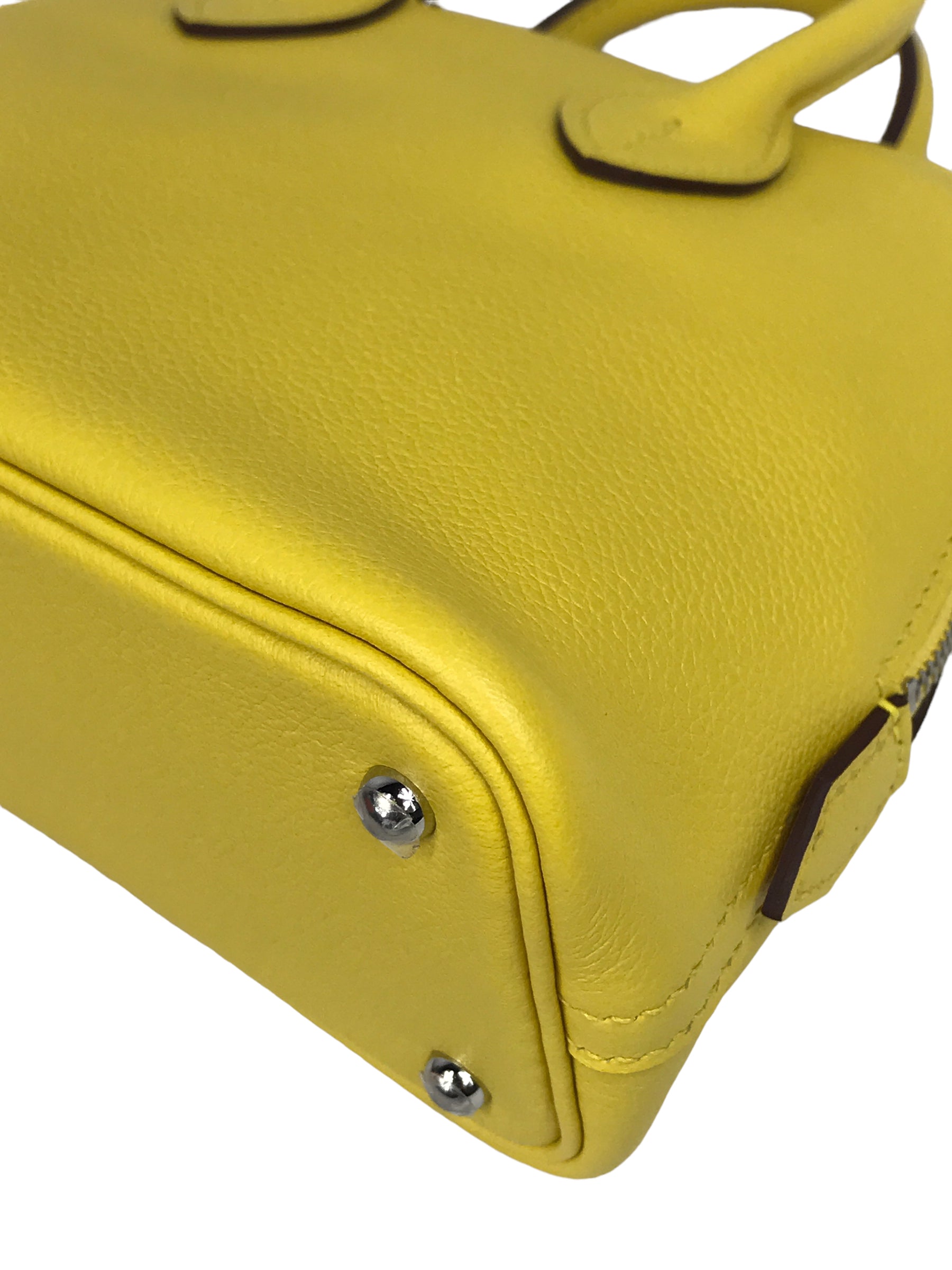 Evercolor Jaune de Naples 1923 Mini Bolide Bag w/PHW
