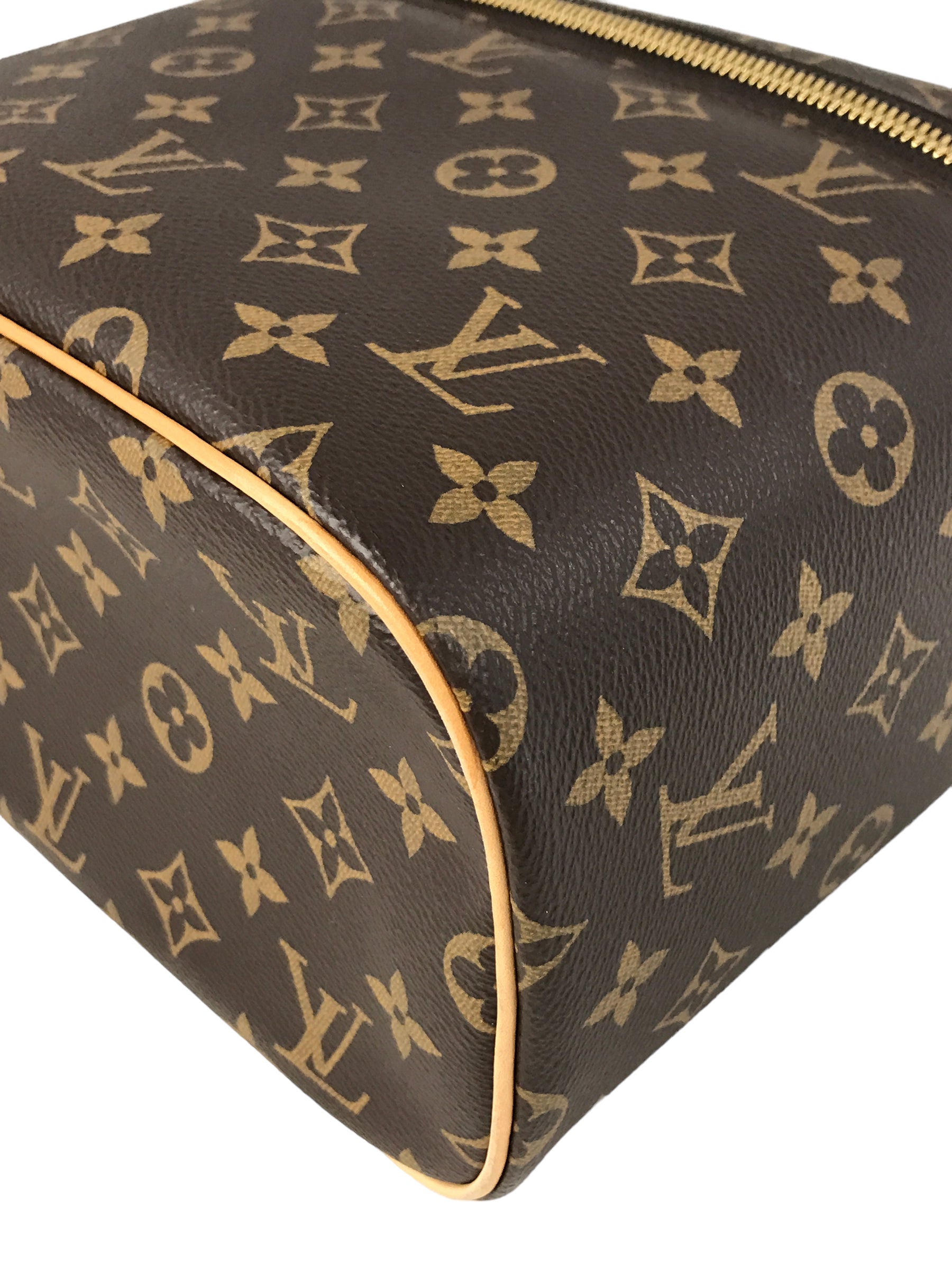 Monogram Coated Canvas Nice BB Toiletry Vanity Case w/GHW