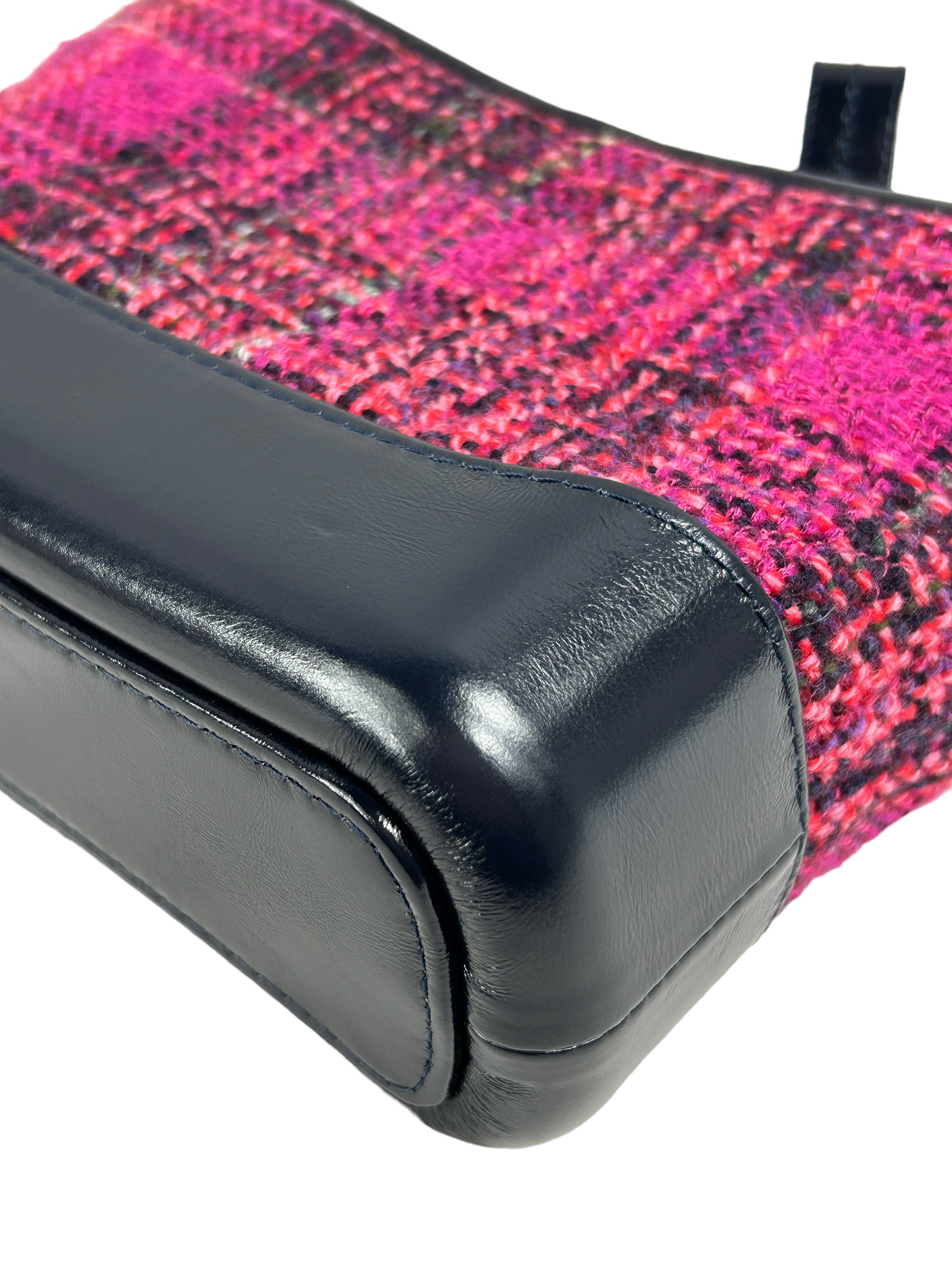 Pink/Navy Tweed Small Gabrielle Bag w/GHW/SHW/RHW/AGHW