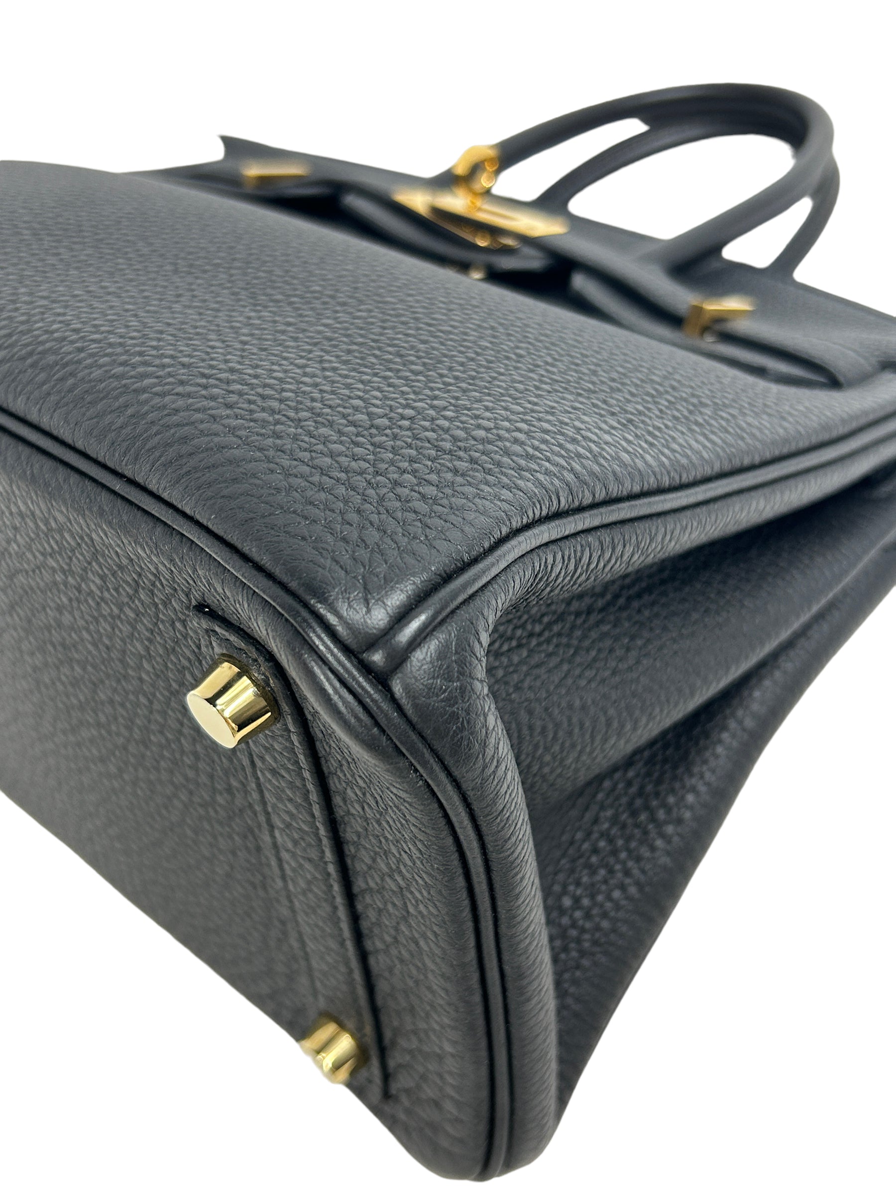 Black Togo Birkin 25 W/GHW