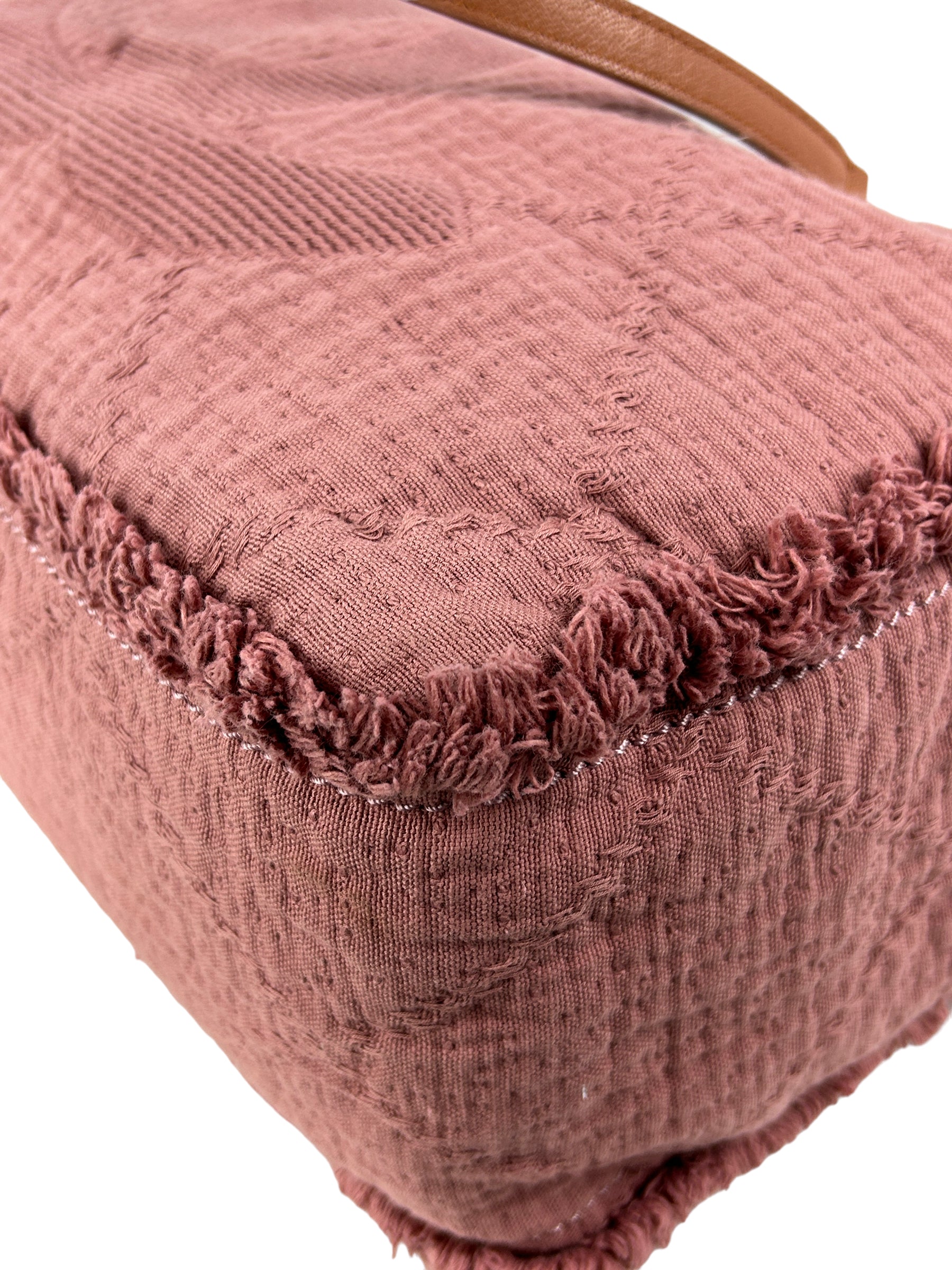 Pink Large Double Face Shopping Tote w/SHW