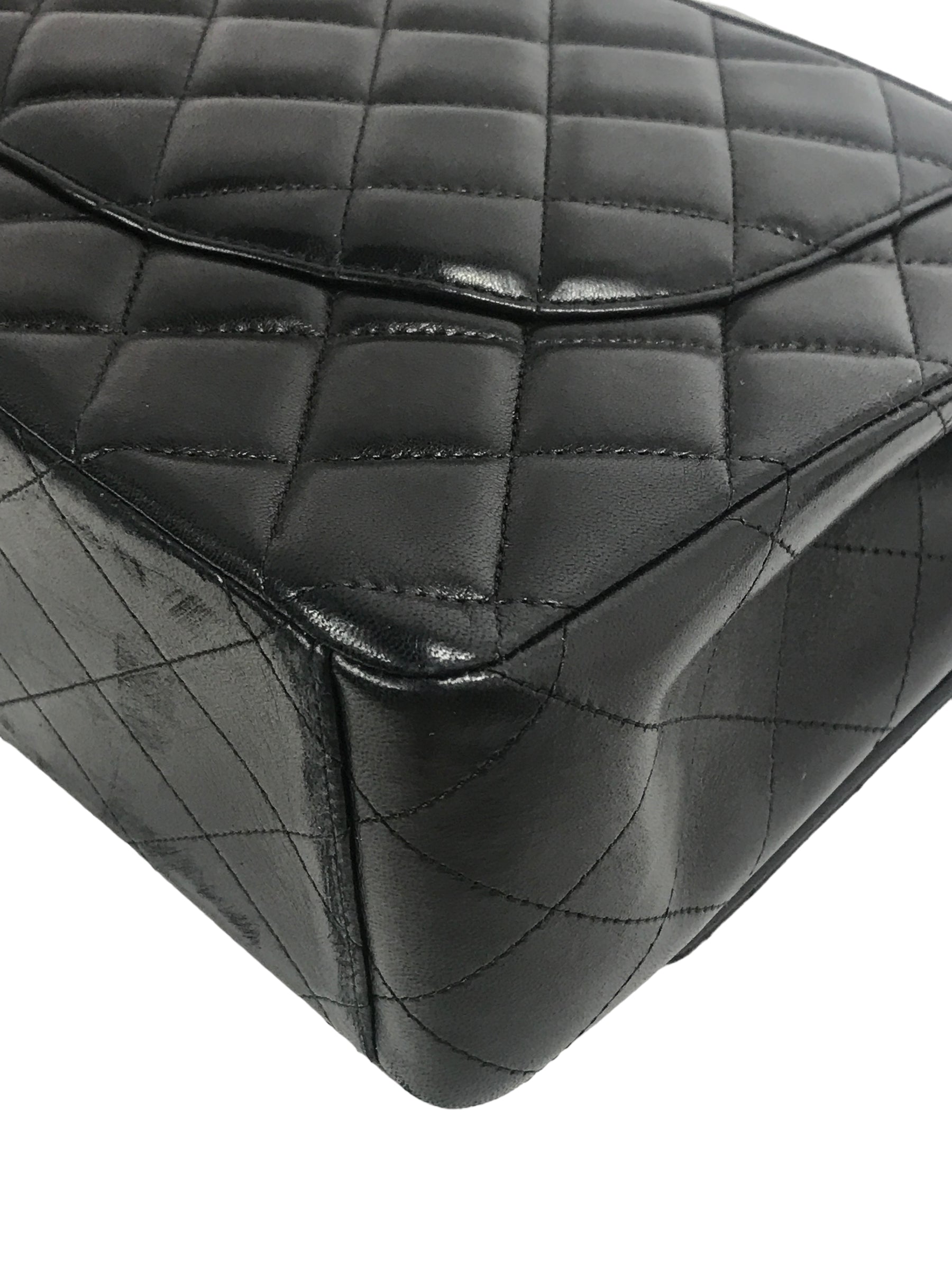 Black Quilted Lambskin Maxi w/GHW