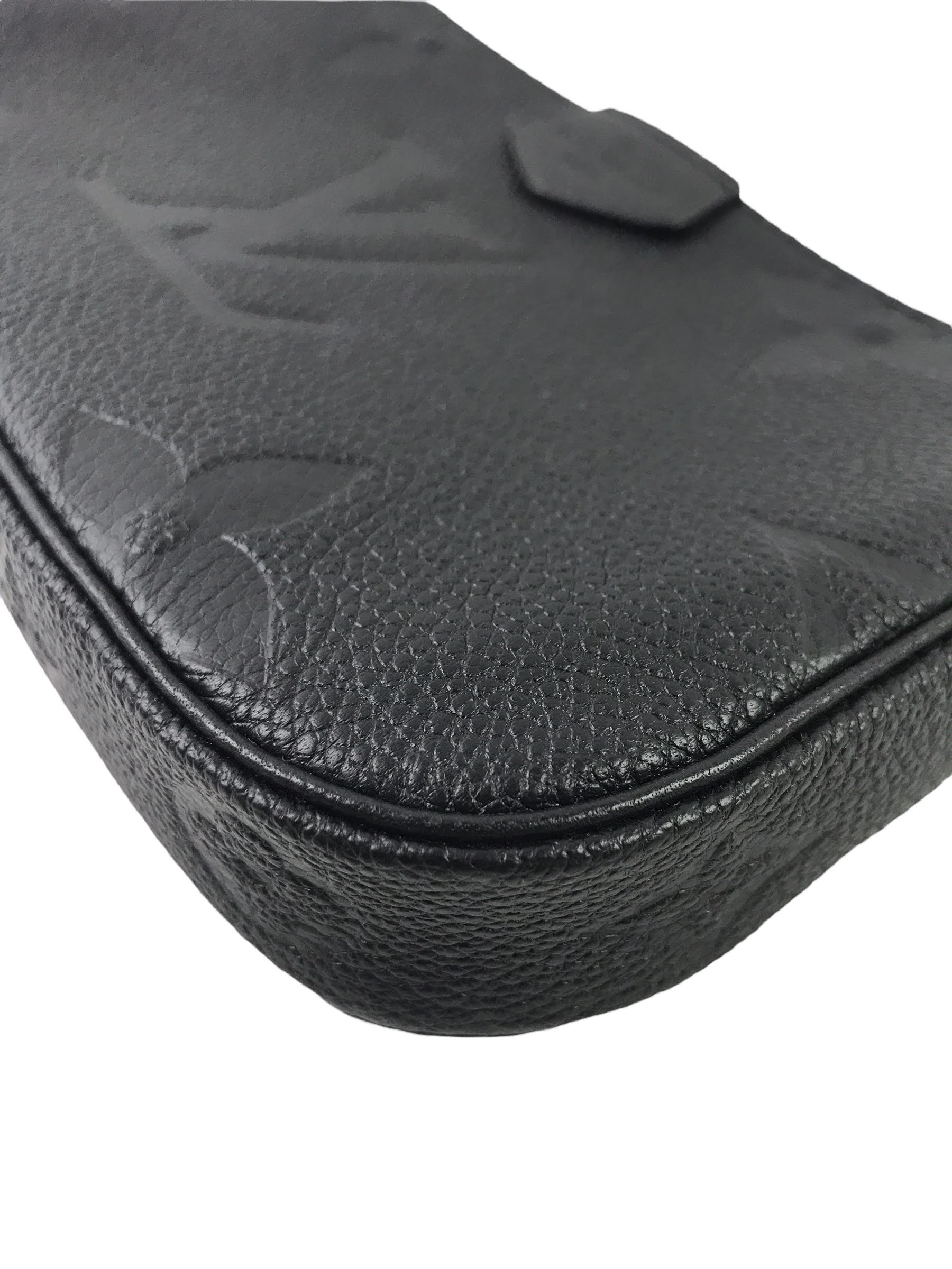 Black Monogram Empreinte Leather Multi Pochette Accessoires W/GHW