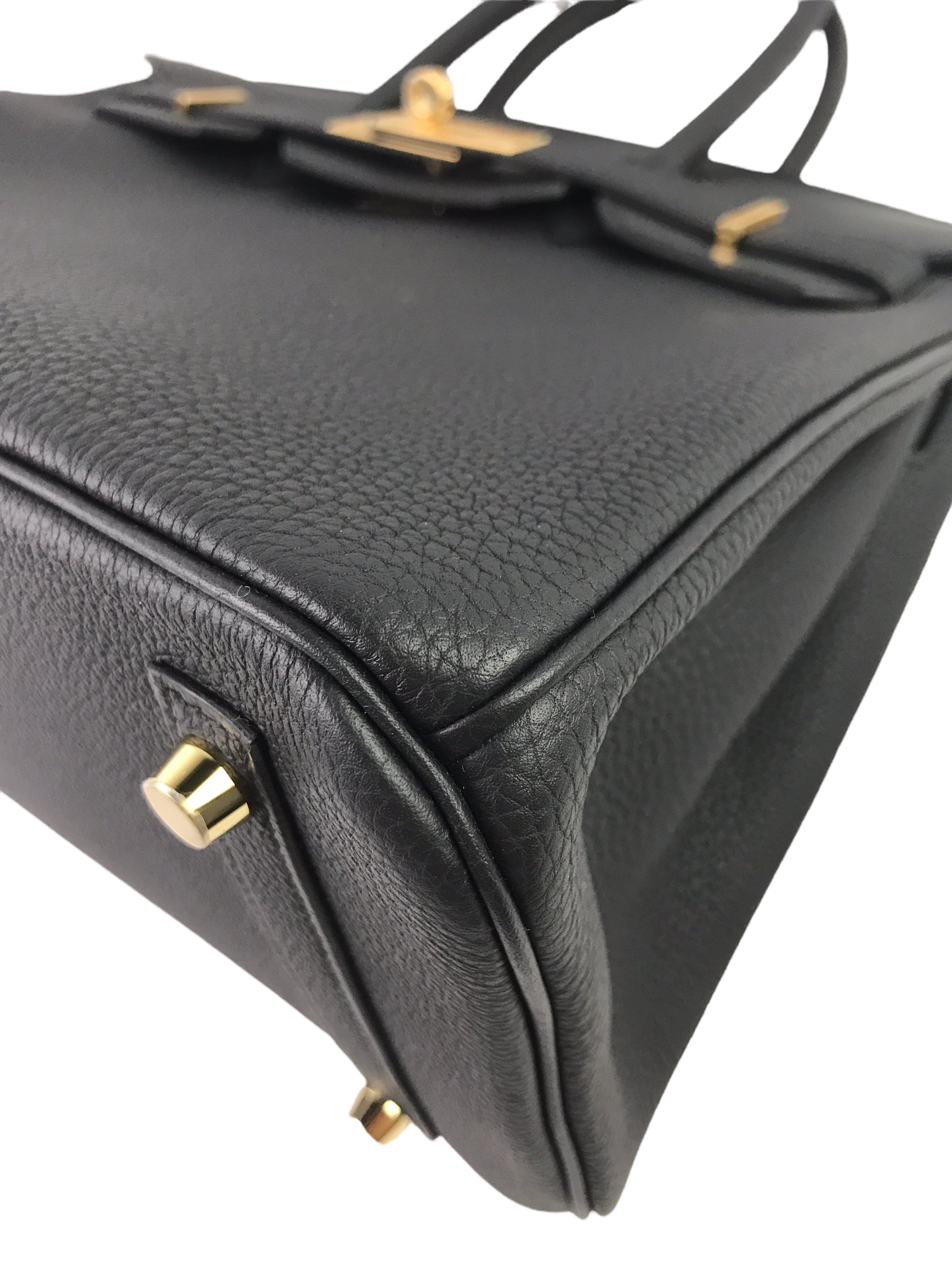 Black Togo 3 in 1 Birkin 30 W/GHW