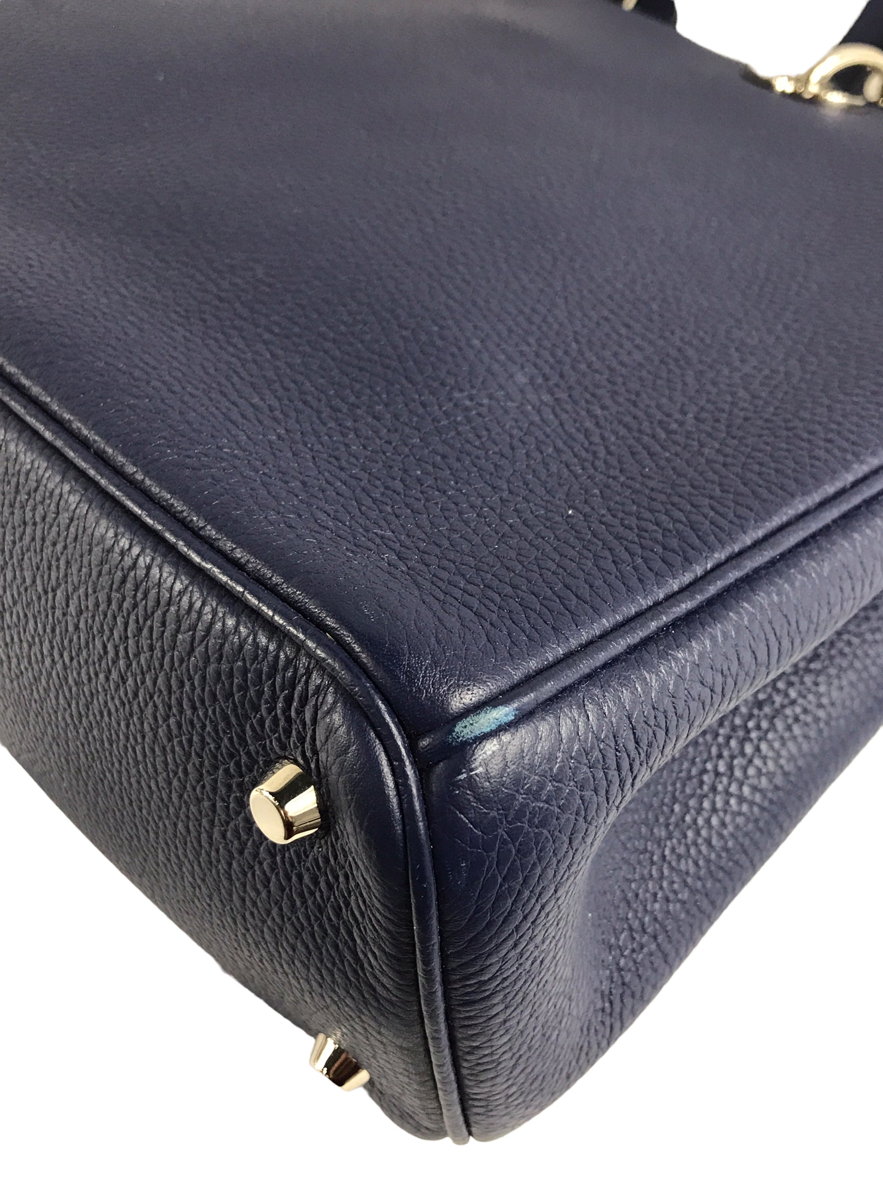 Cobalt Blue Grained Calfskin Large Diorissimo w/SHW