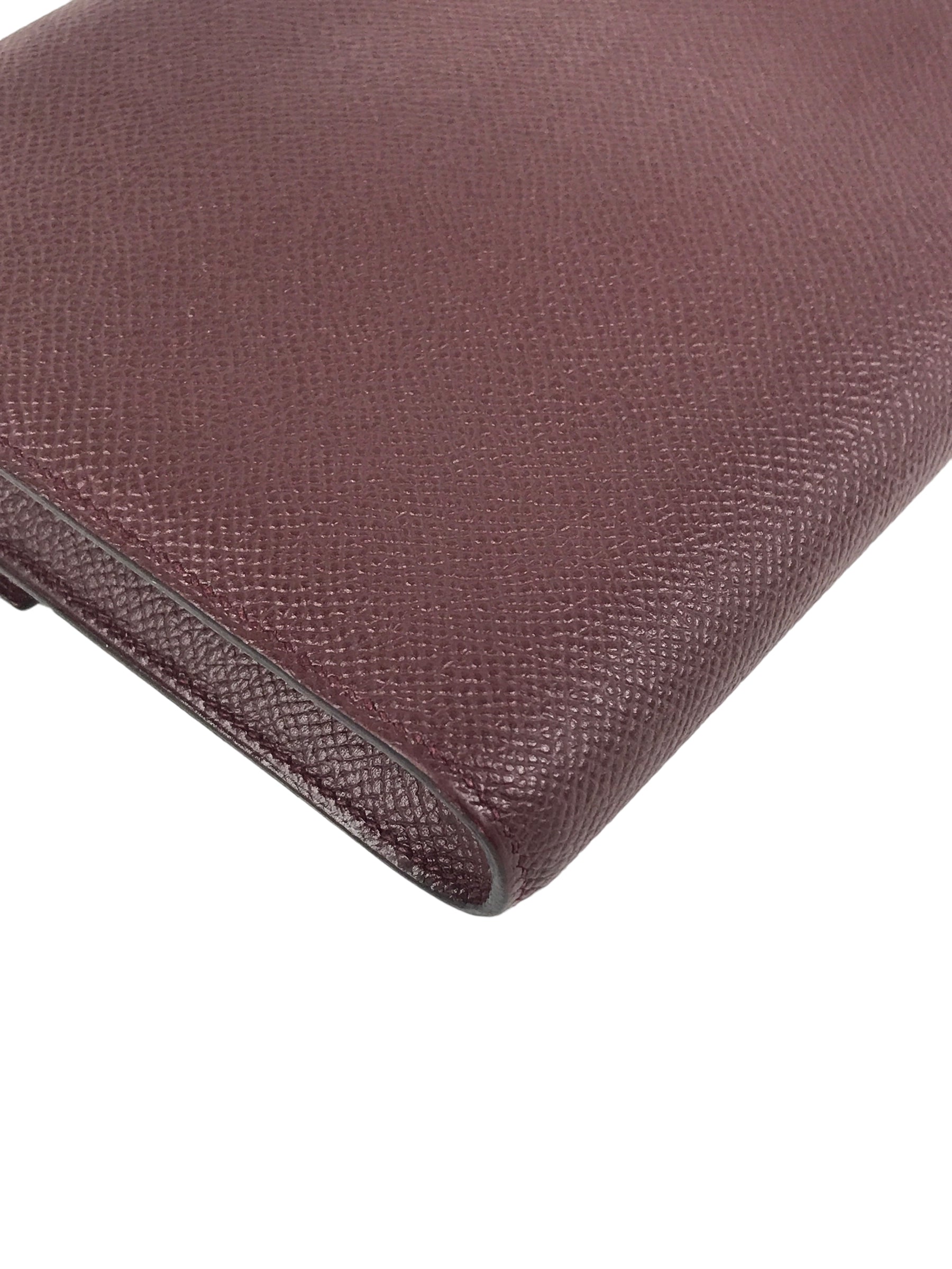 Burgundy Epsom Clic 16 Handbag W/PHW