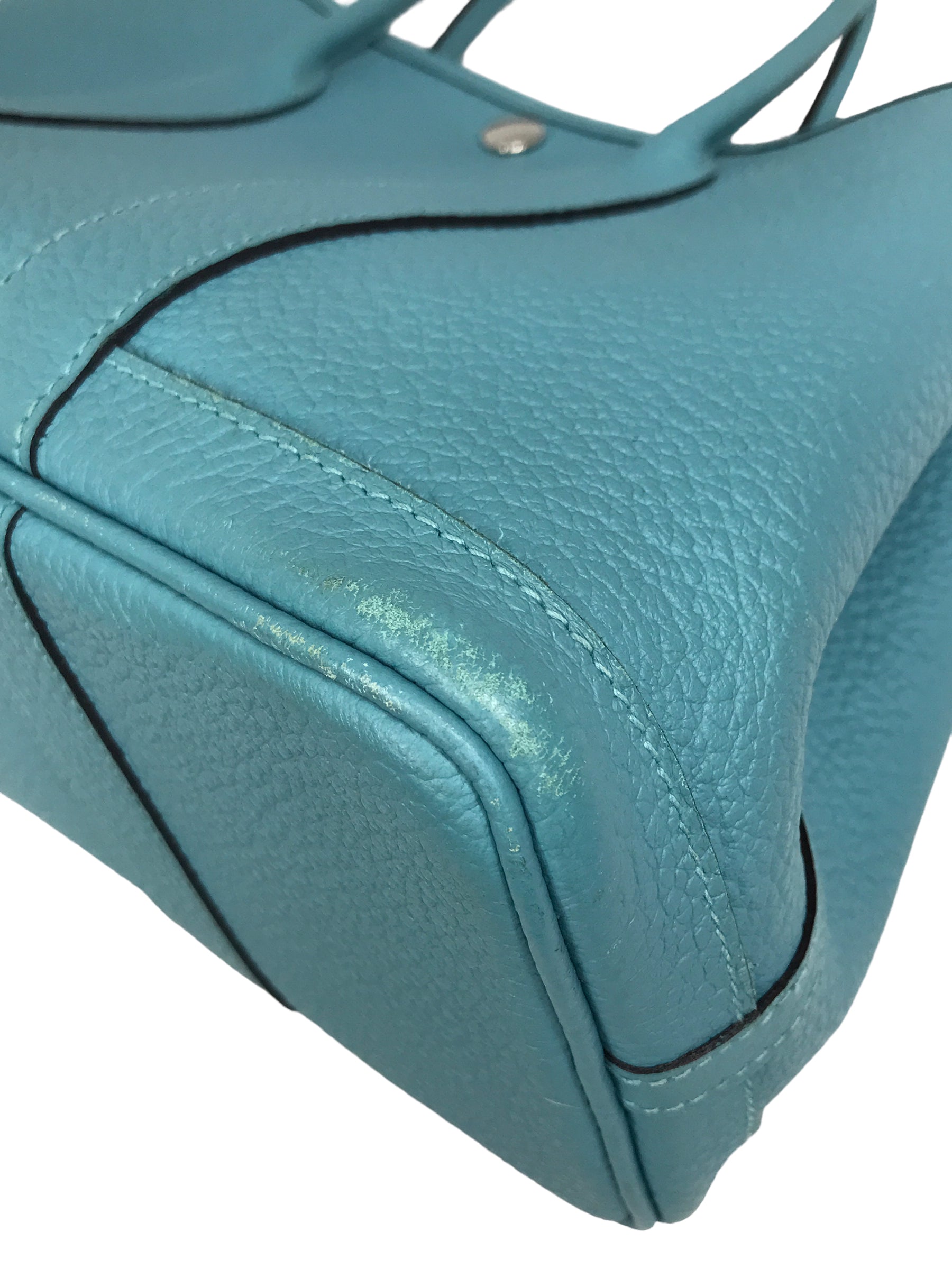 Blue Du Nord Negonda Leather Garden Party Tote 30 w/PHW