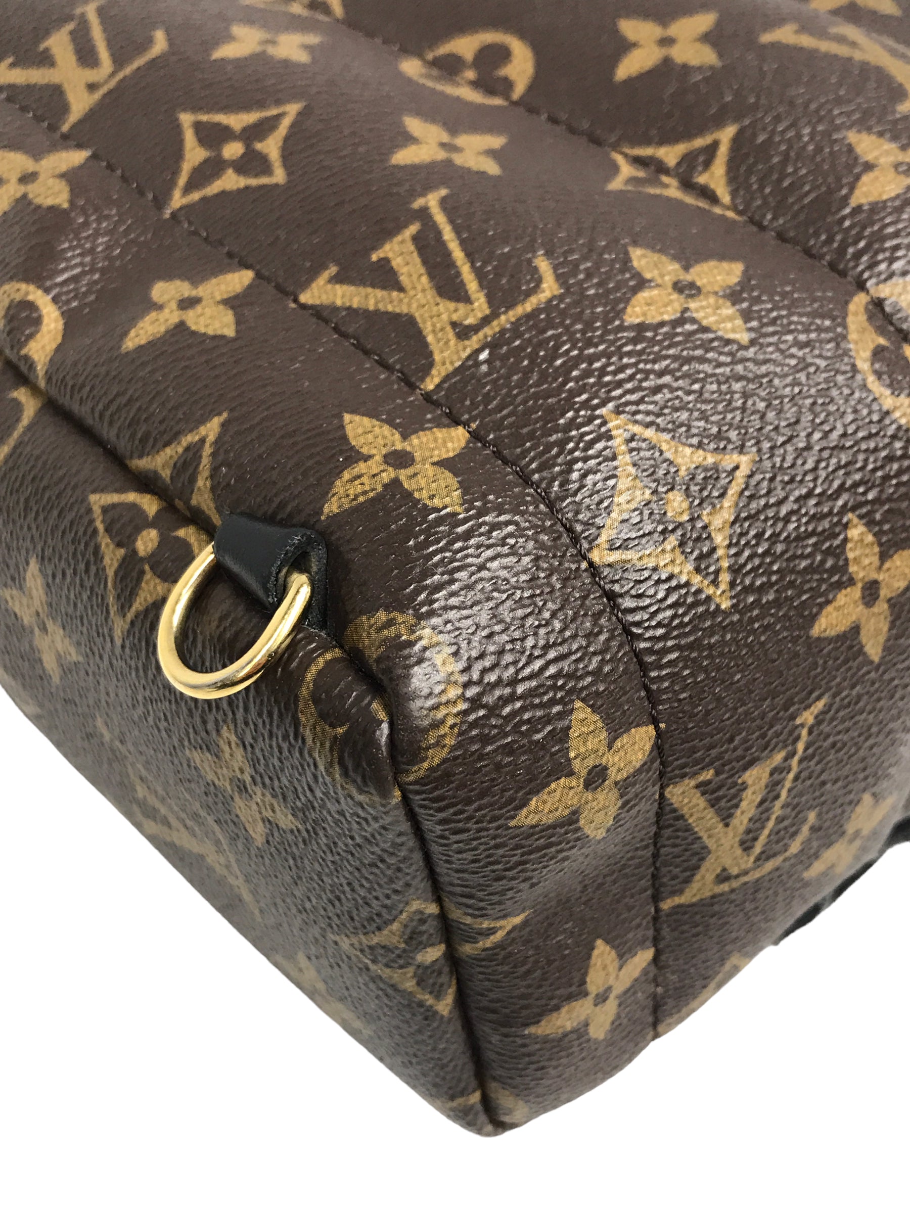 Monogram Coated Canvas Palm Springs Mini Backpack w/ GHW