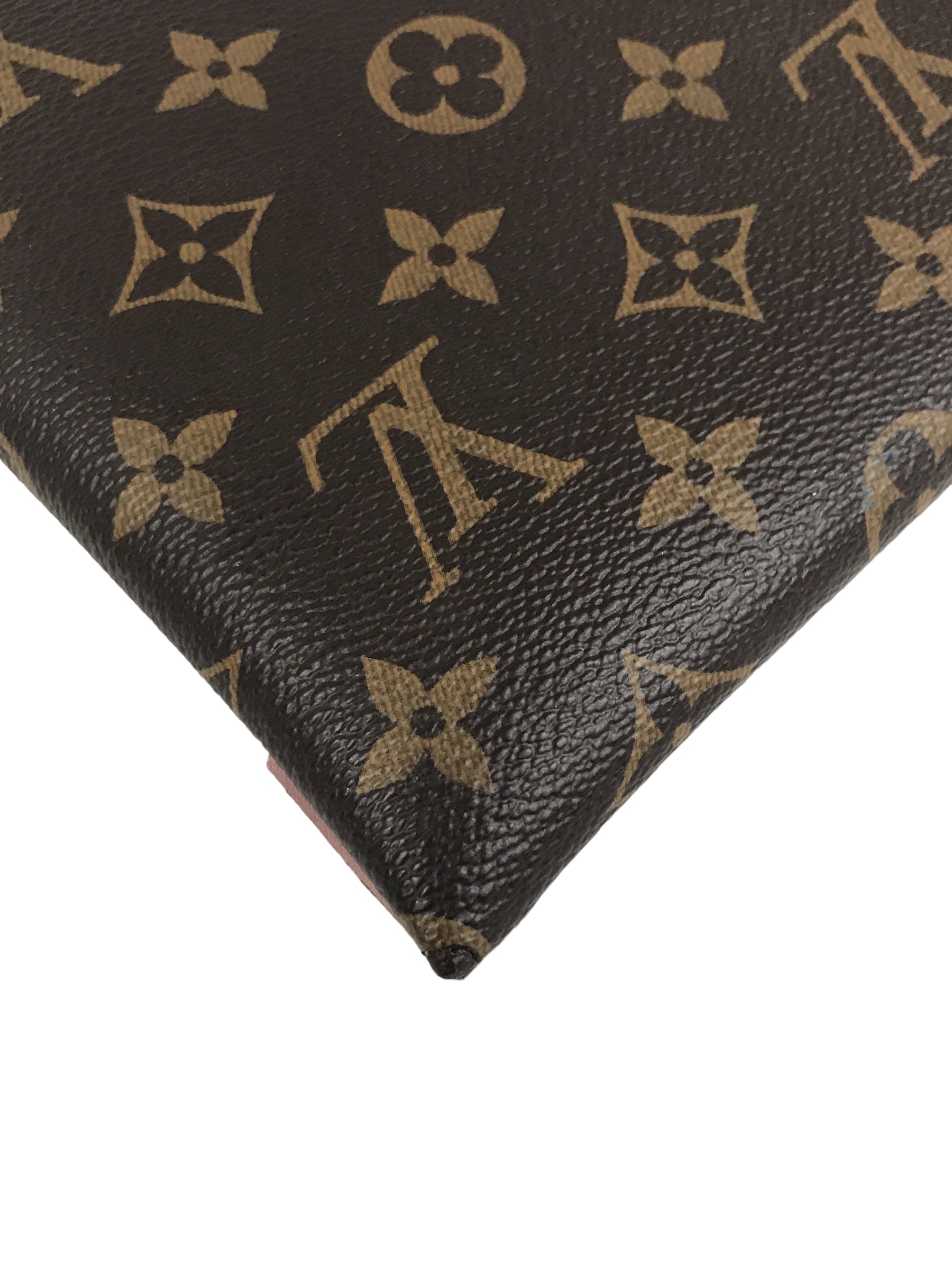 Brown Monogram Kirigami Single Pouch w/GHW