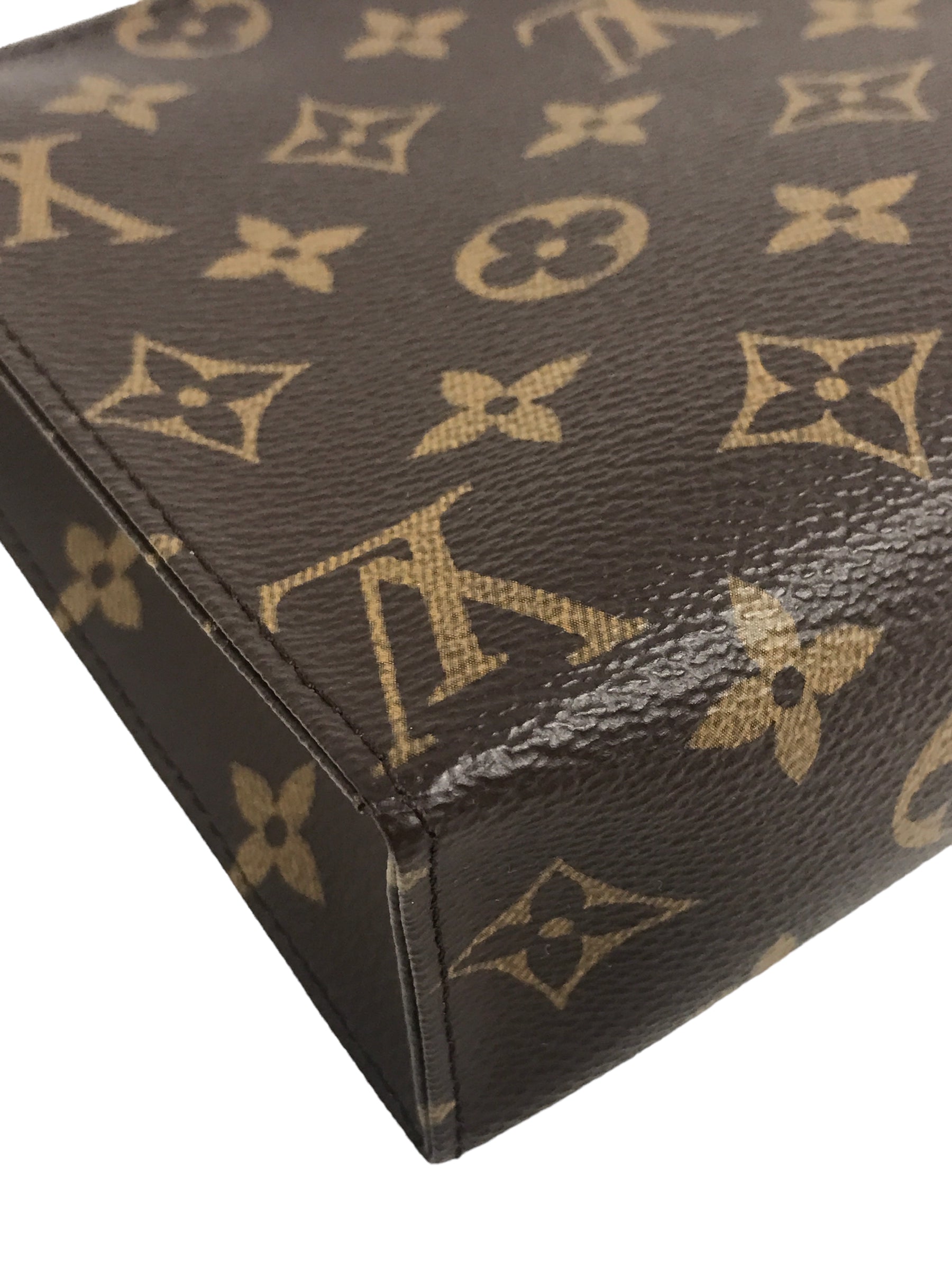 Monogram Coated Canvas Toiletry Pouch 19 W/GHW