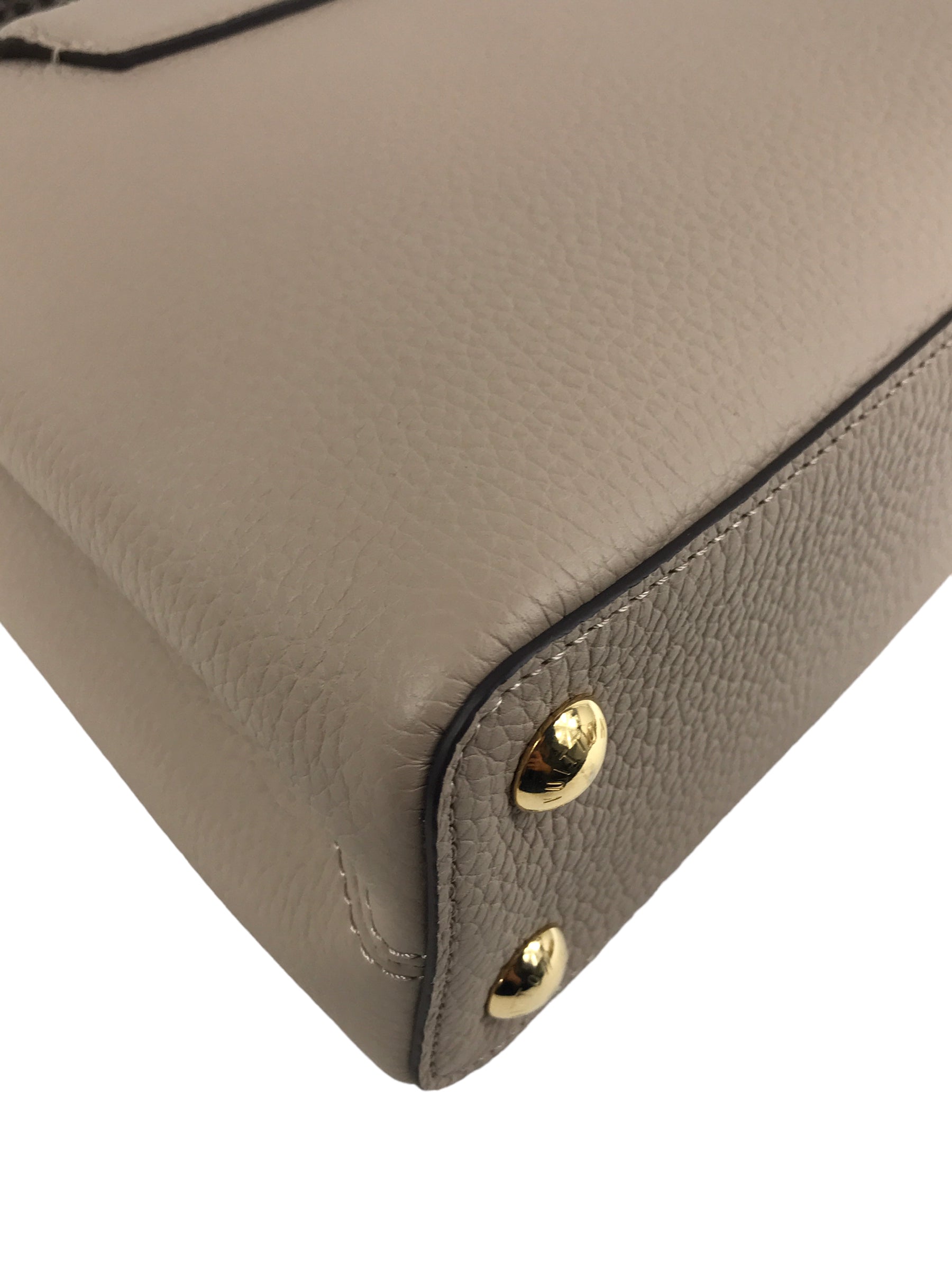 Nude Taurillon Leather Capucines BB Bag w/Python Handle and GHW- ON LAYAWAY