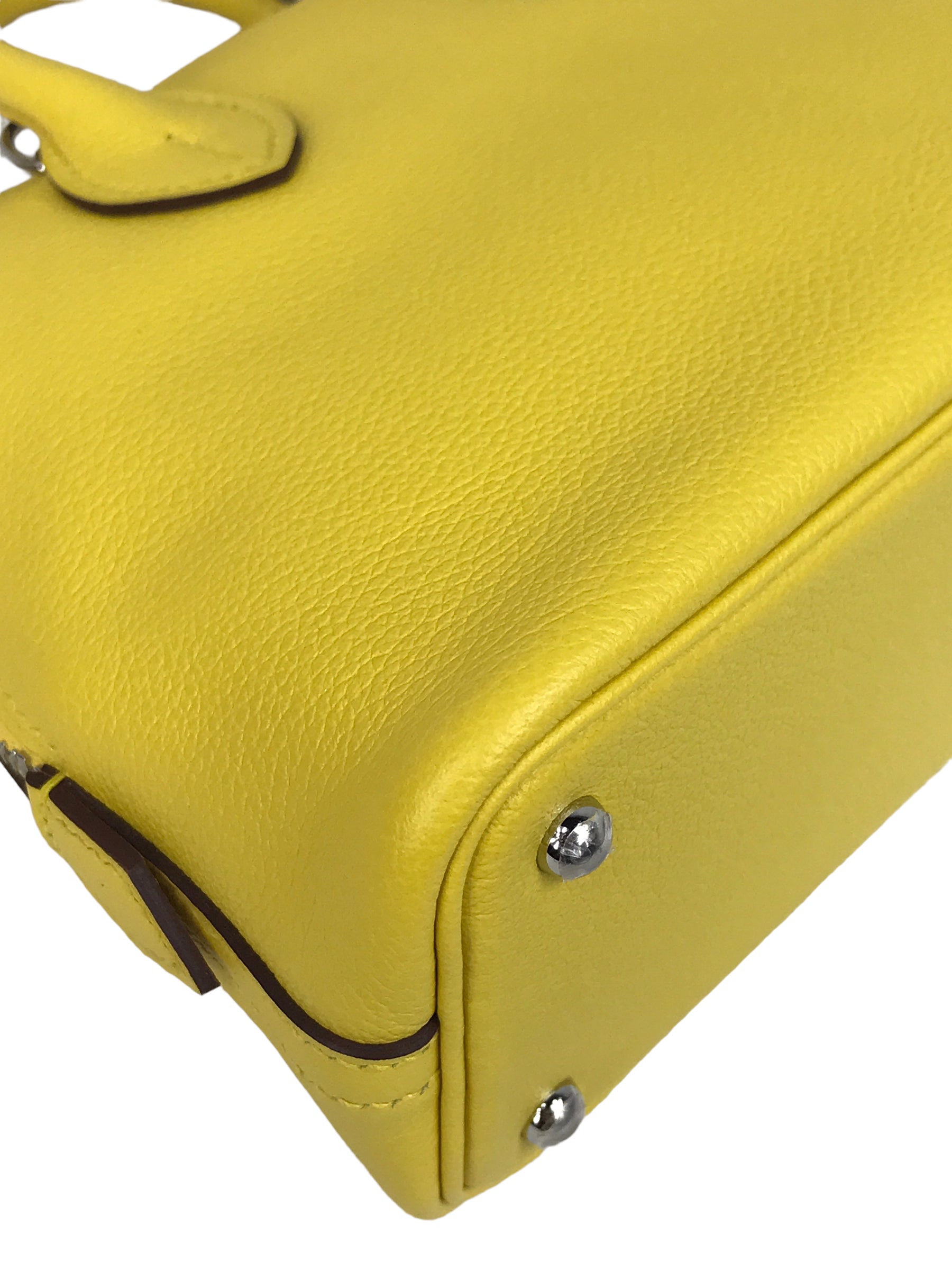 Evercolor Jaune de Naples 1923 Mini Bolide Bag w/PHW