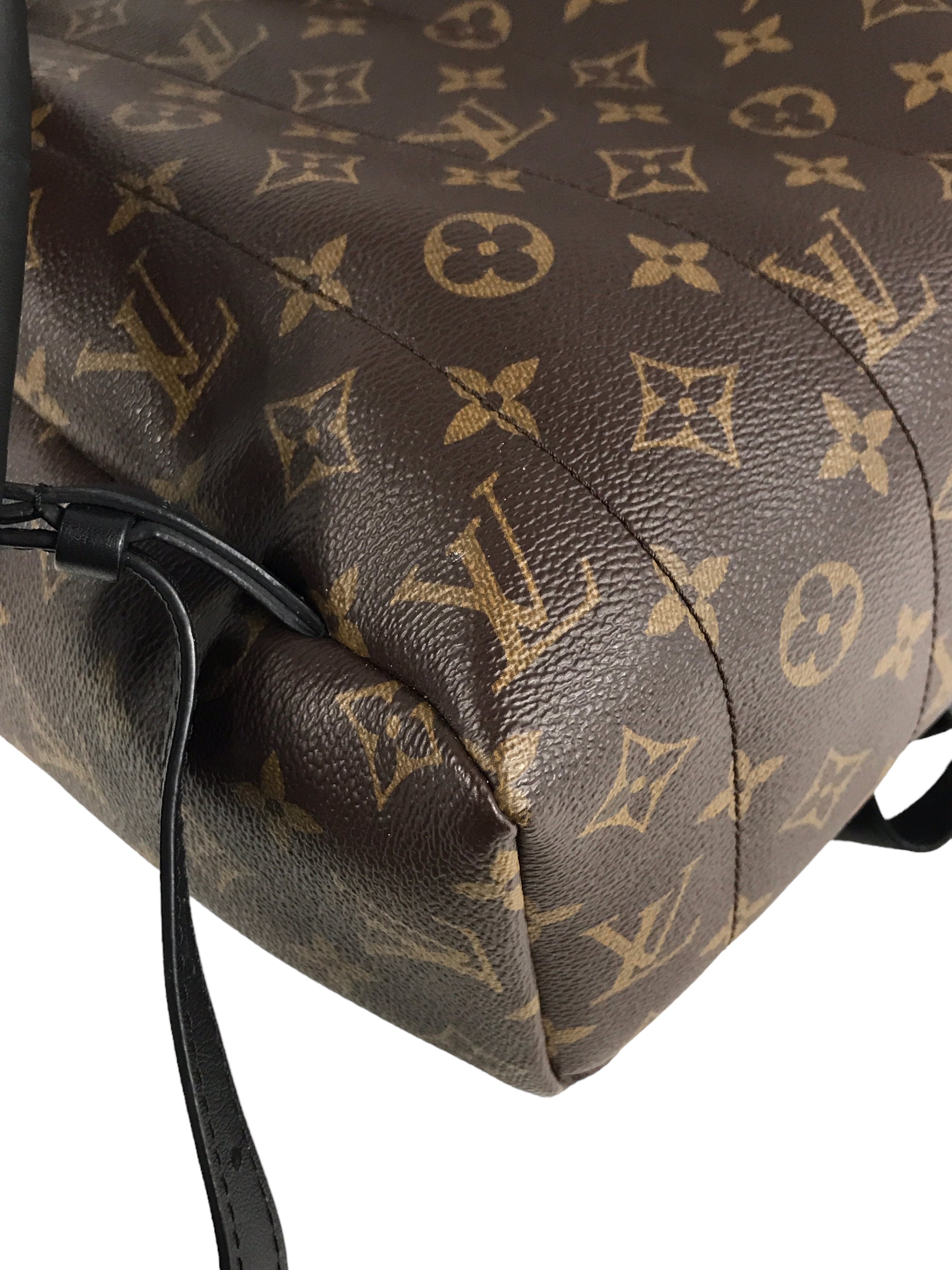 Monogram Coated Canvas Palm Springs MM Backpack w/GHW