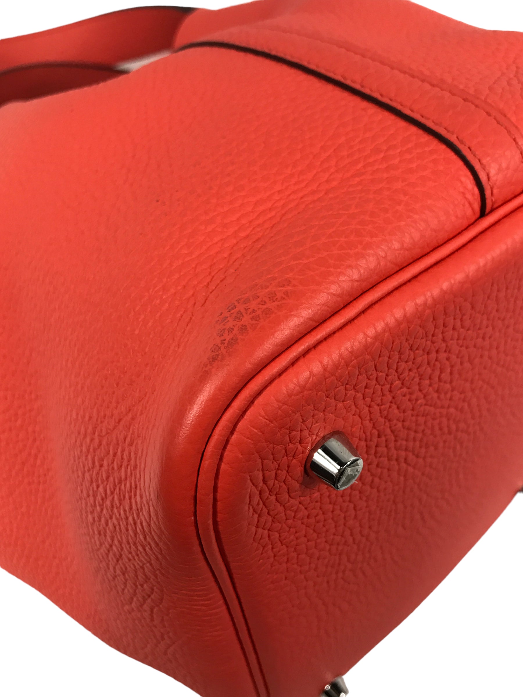 Poppy Orange Clemence Picotin 22 w/PHW