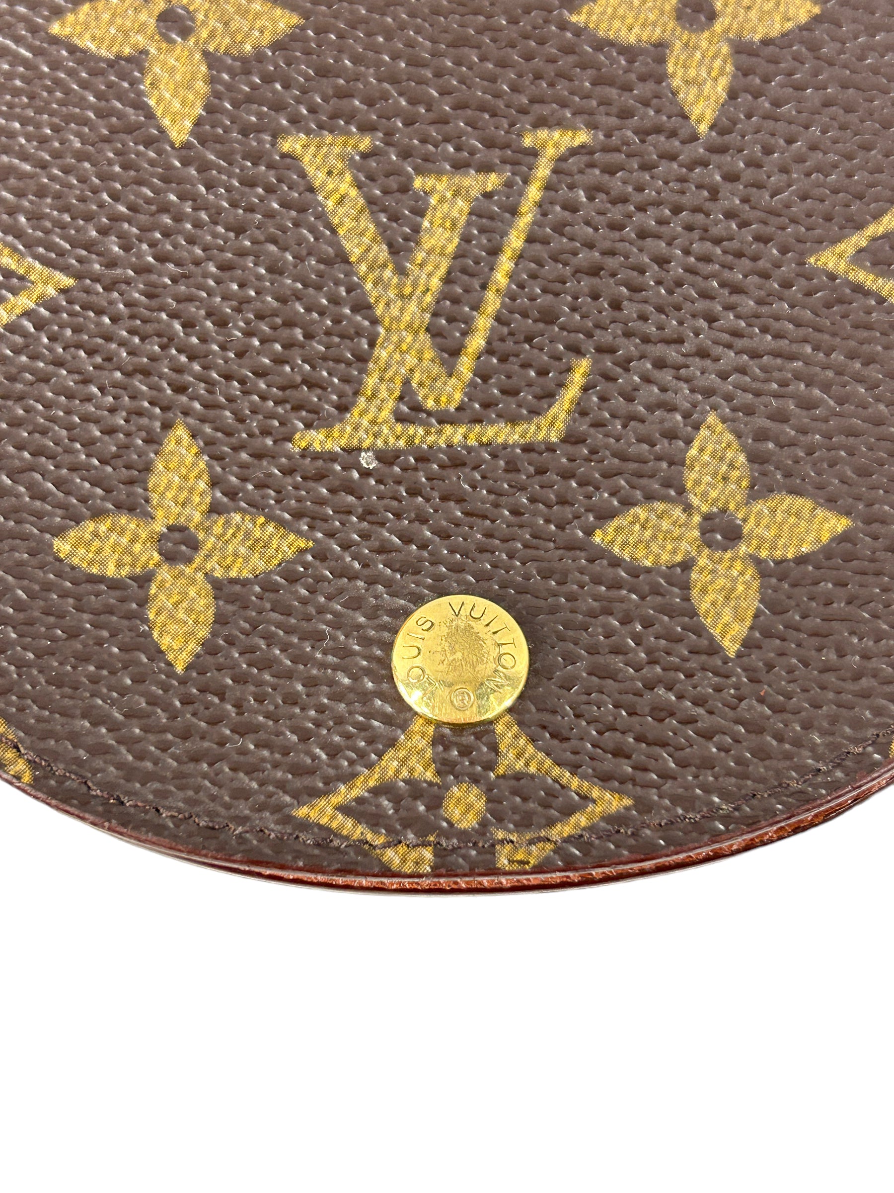 Monogram Coated Canvas Vintage Monnaie Gusset Coin Pouch