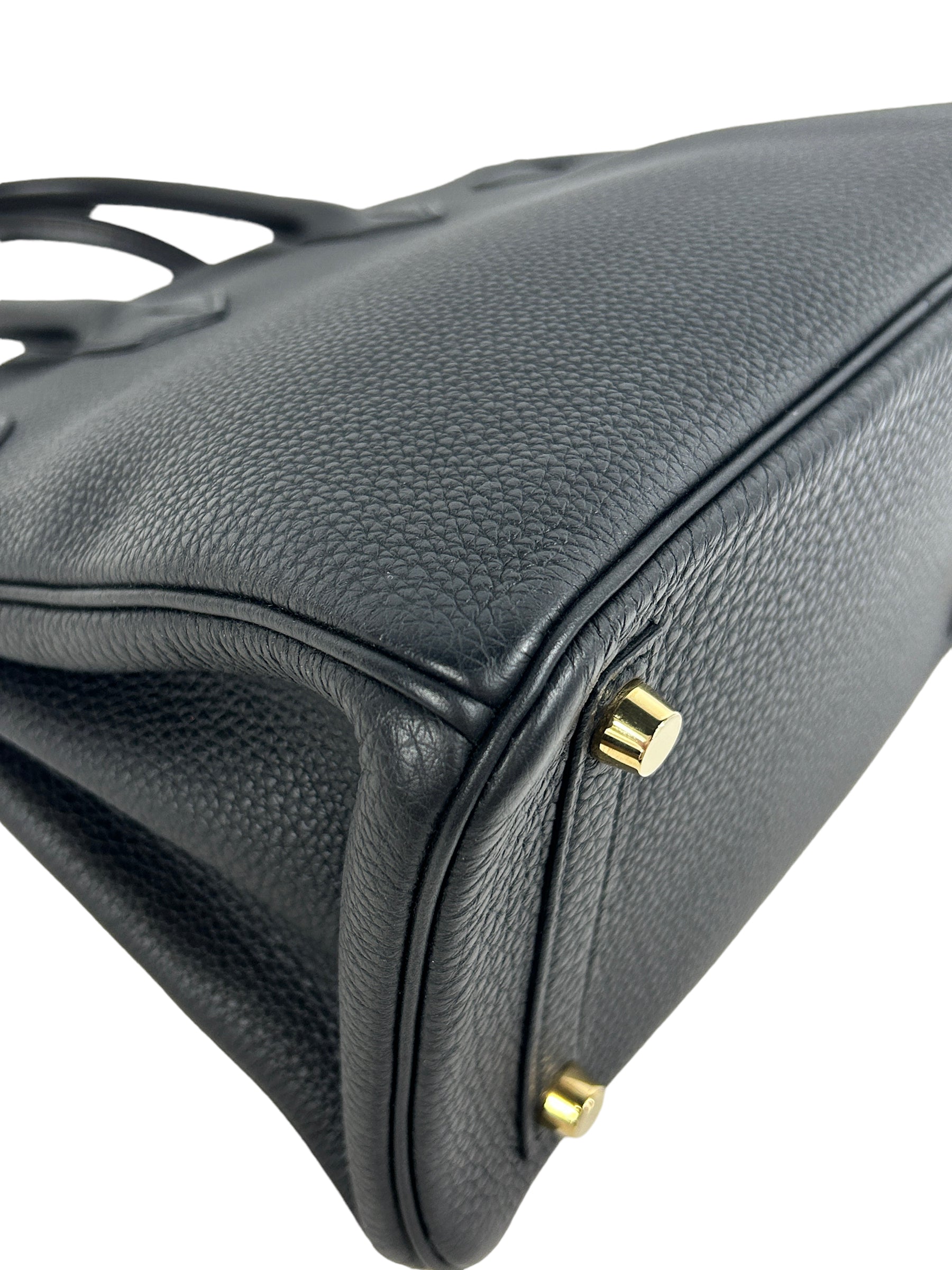 Black Togo Birkin 25 W/GHW