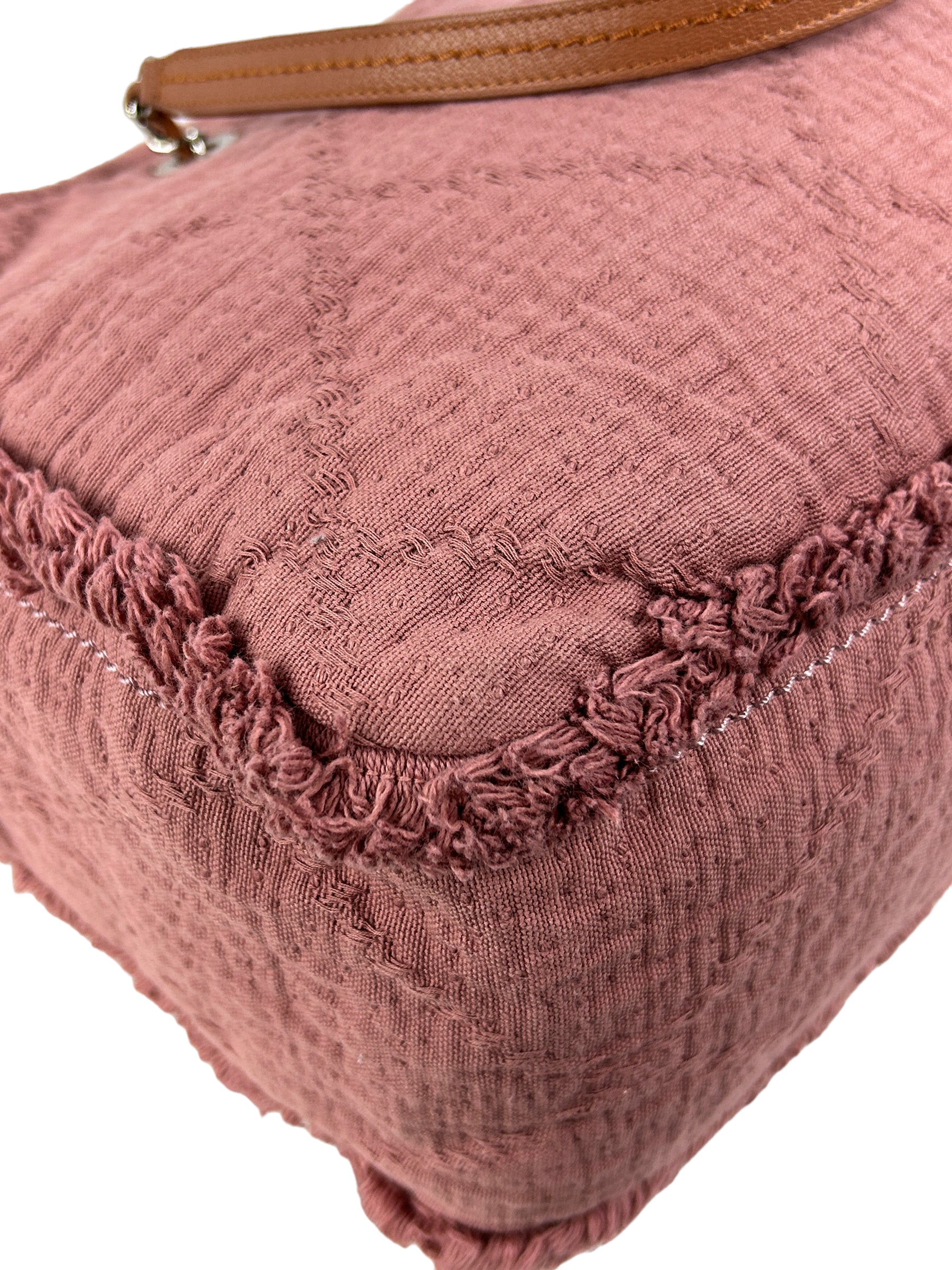 Pink Large Double Face Shopping Tote w/SHW