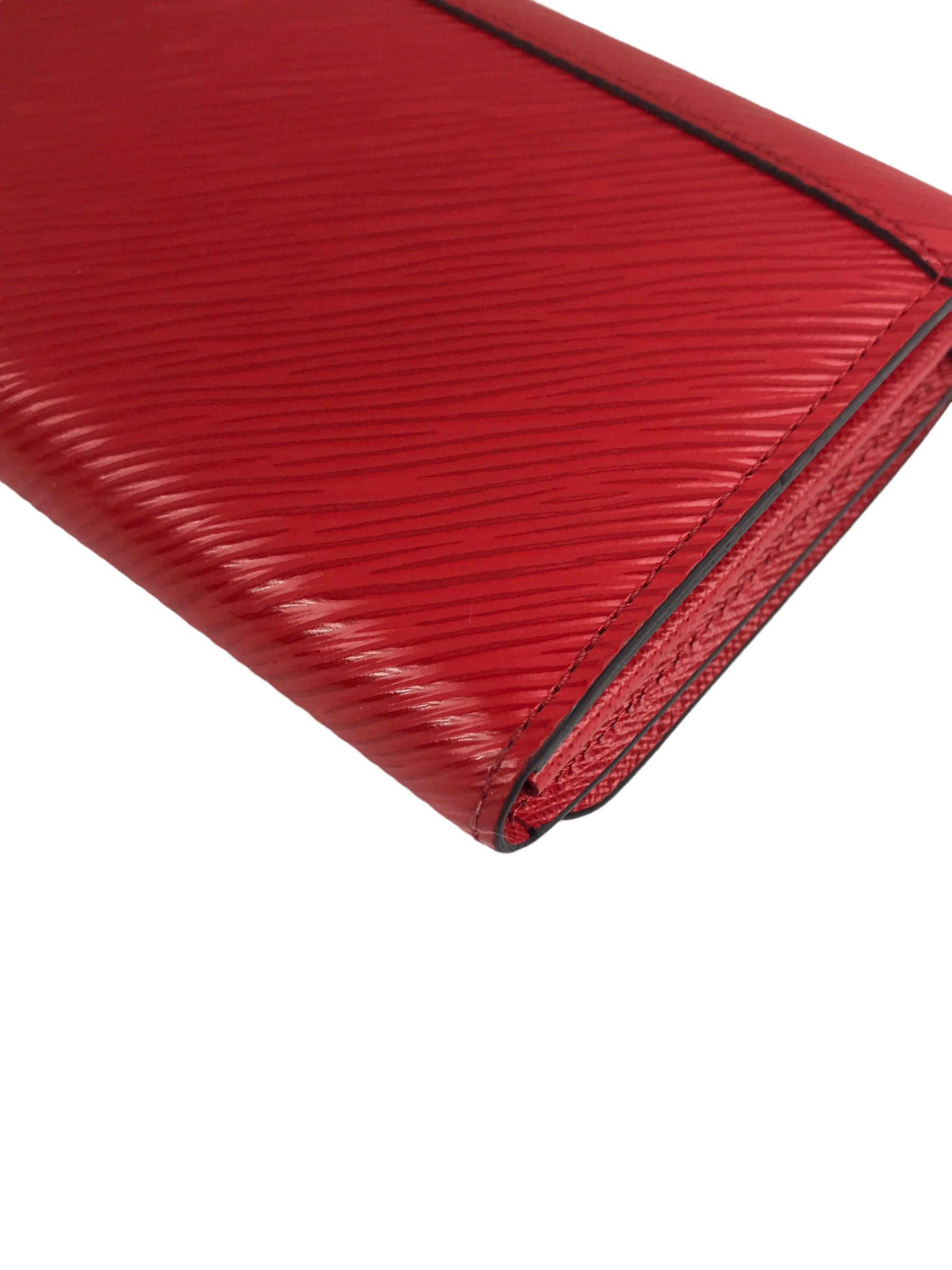 Poppy Epi Leather Twist Wallet W/SHW